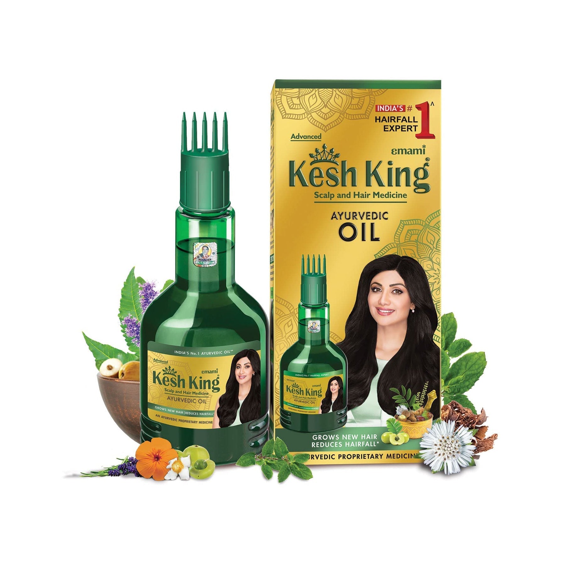 Kesh King Herbal Ayuvedic Hair Oil For Hair Growth