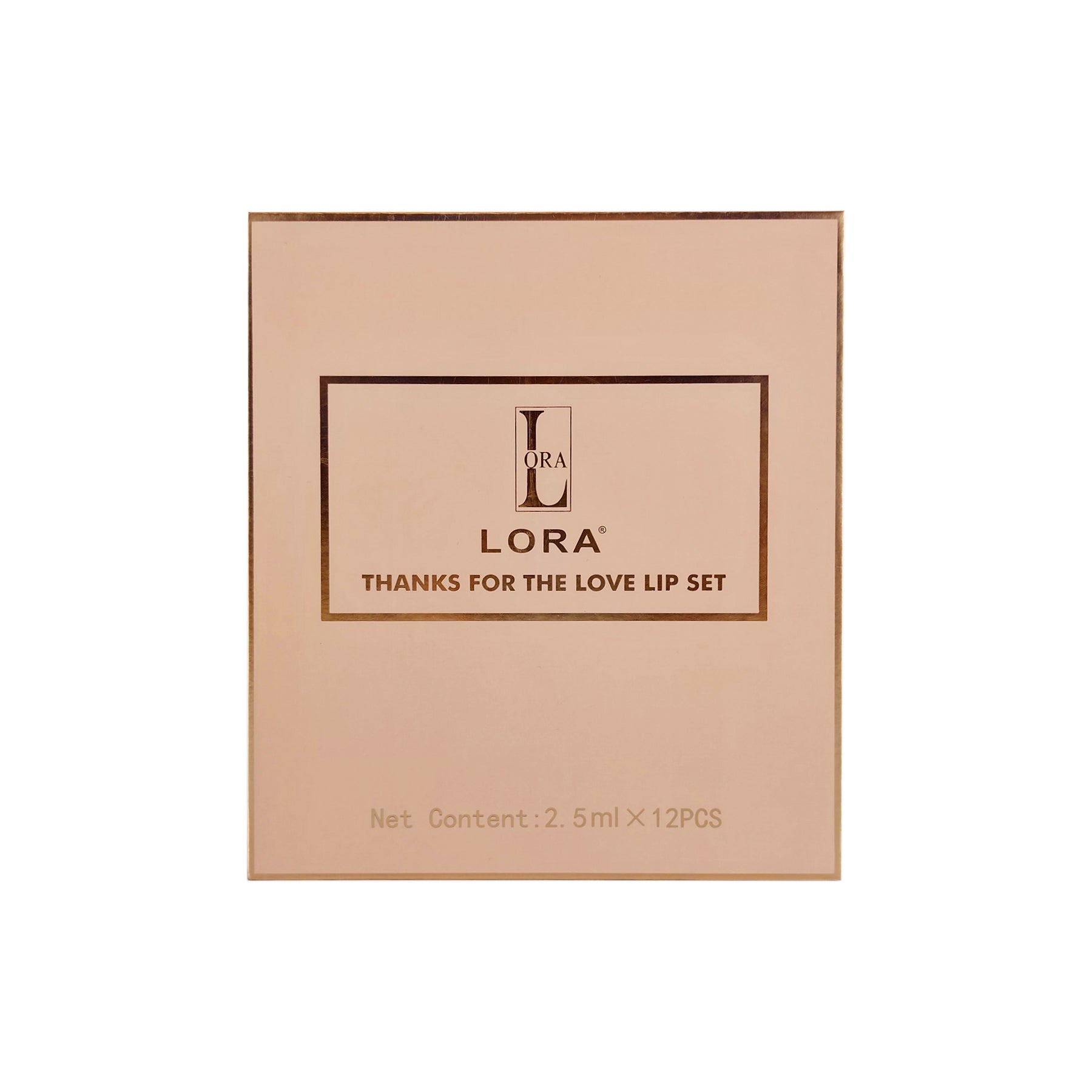 Lora Thanks For The Love Lip Set 2.5mlx 12 pcs