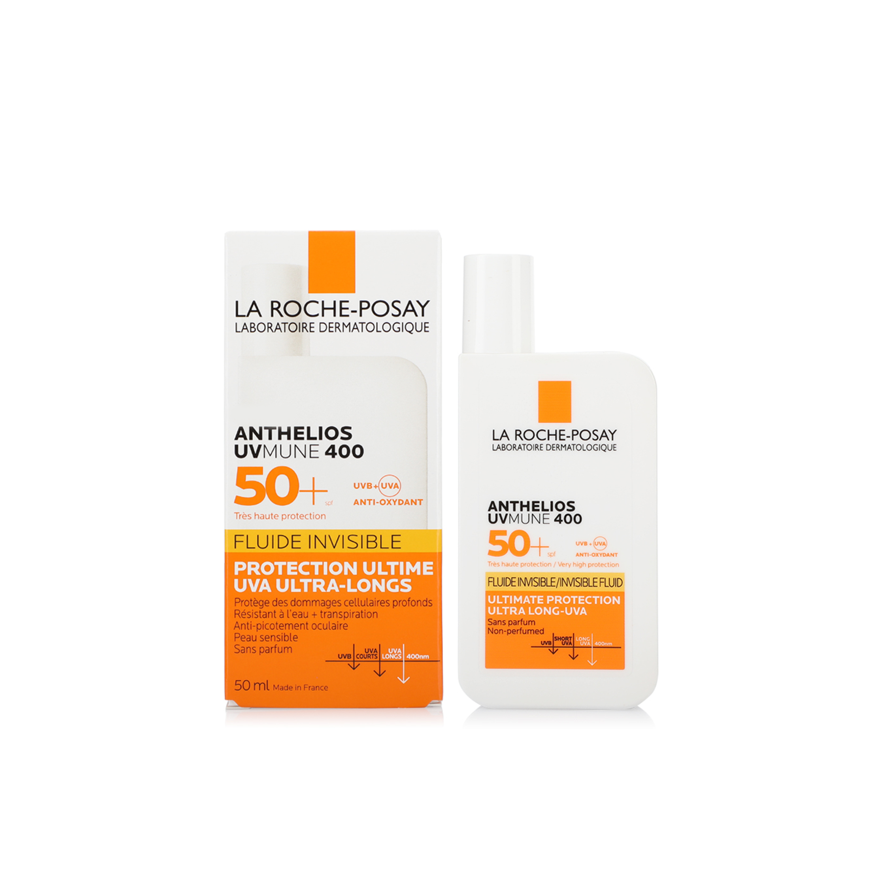 La Roche-Posay Anthelios Invisible Fluid Sensitive Skin 50+ UVMUNE 400 - 50ml