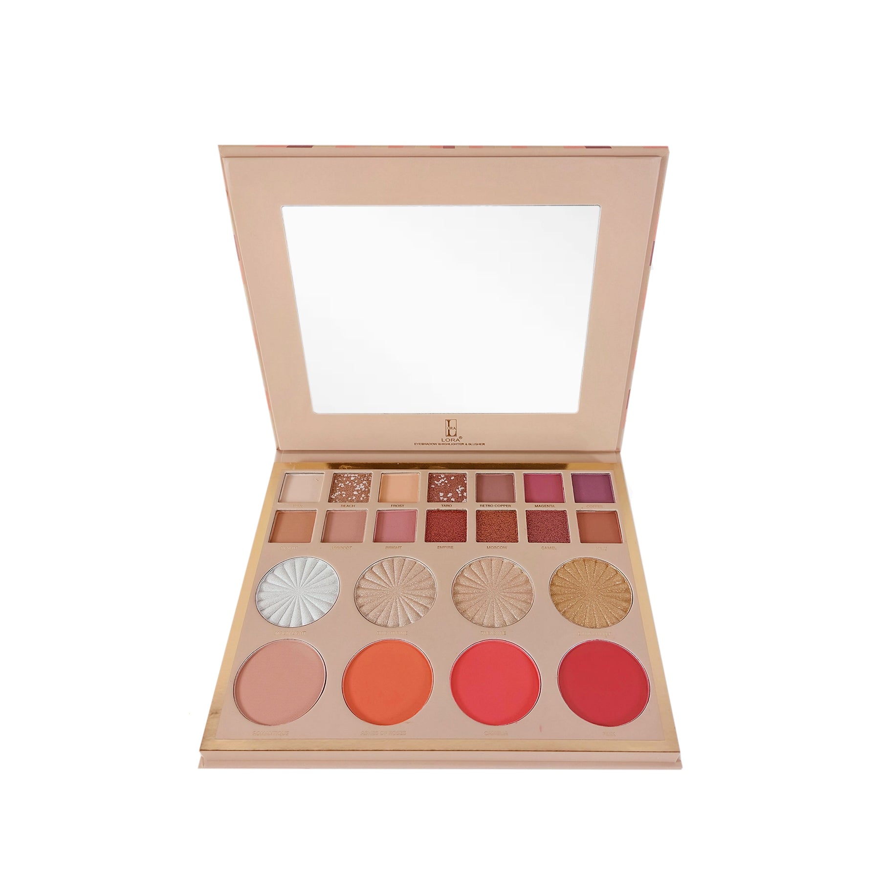 Lora Highlighter And Eyeshadow Blusher - 22 Colors