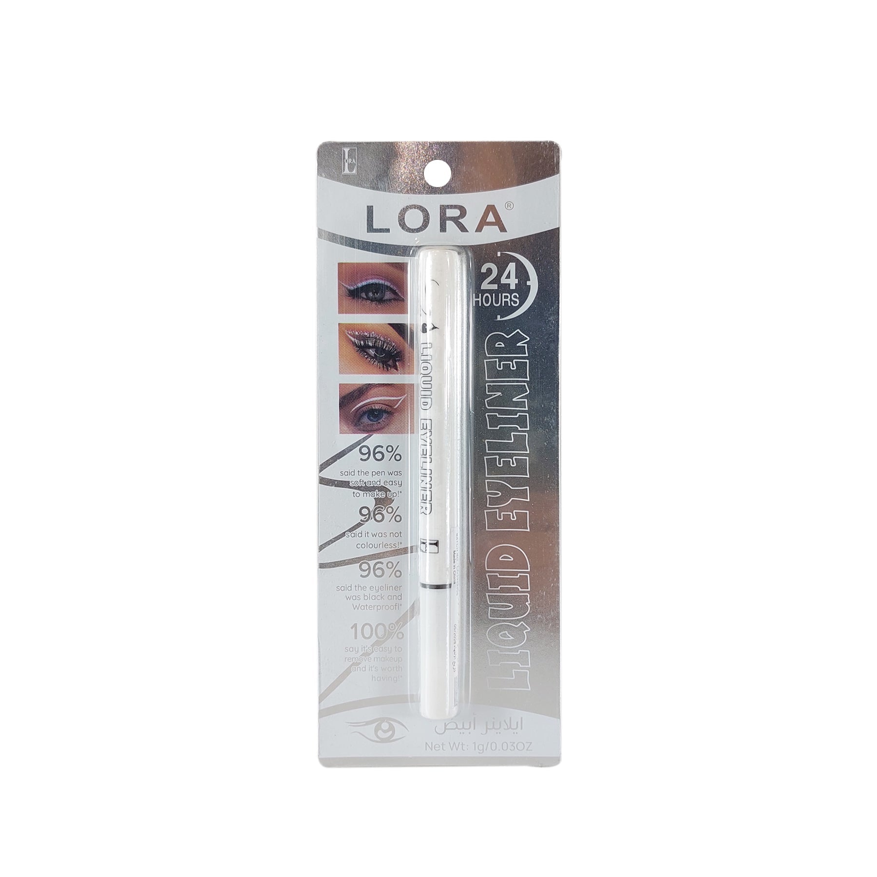 Lora 24 Hours Smudge And Waterproof Liquid Eyeliner
