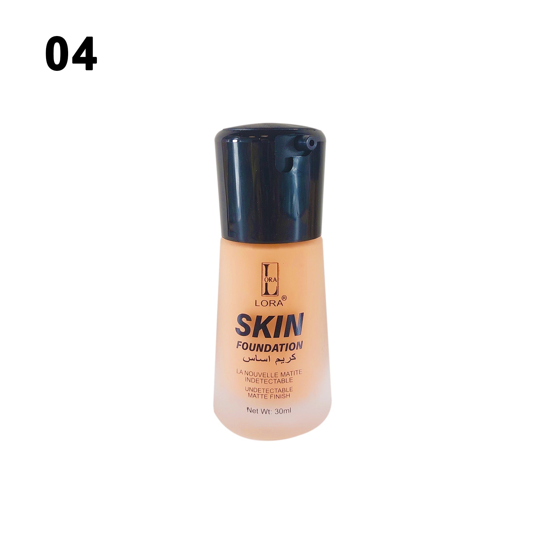 Lora Skin Foundation Undetectable Matte Finish - 30ml