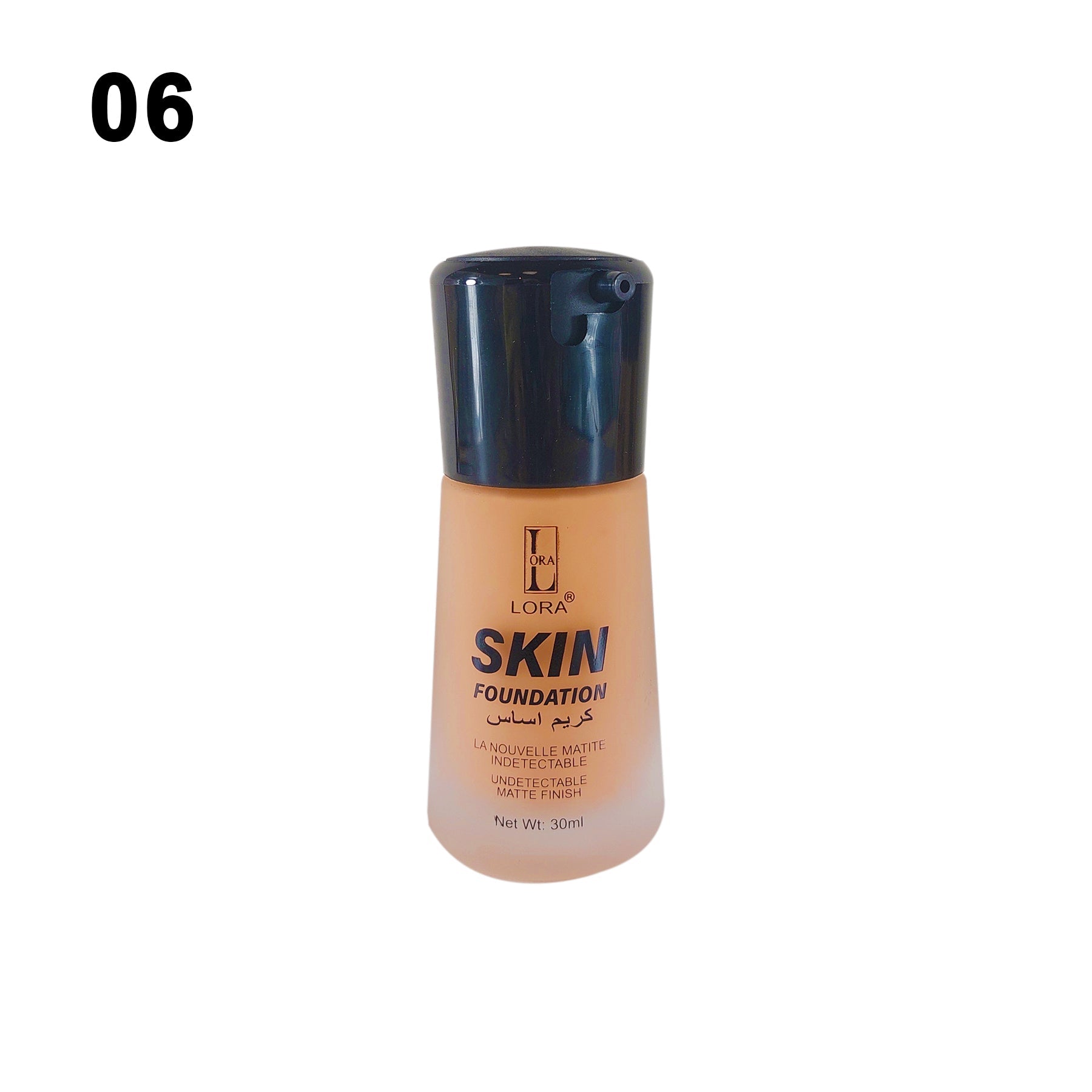 Lora Skin Foundation Undetectable Matte Finish - 30ml