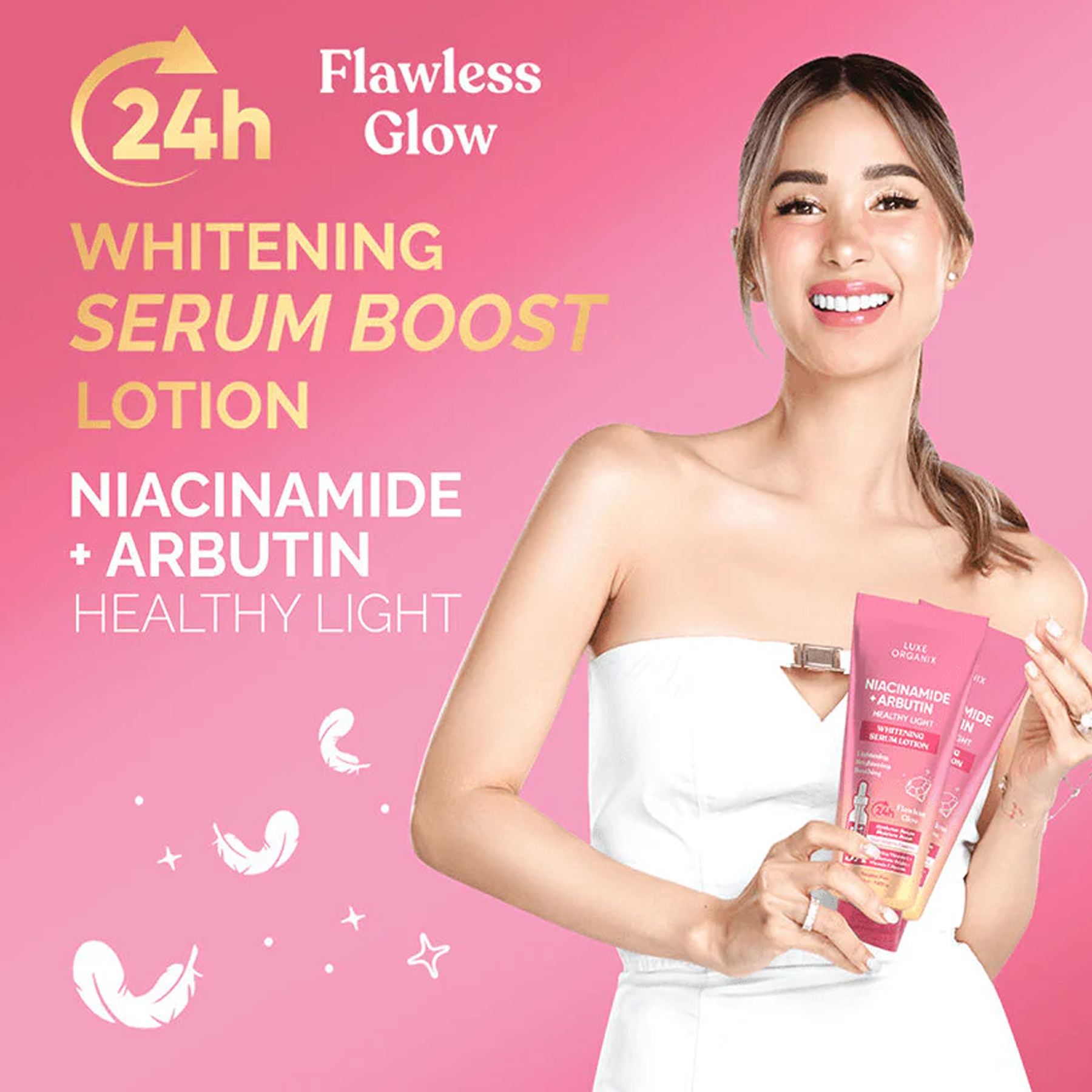The Key Benefits of Luxe Organix Niacinamide + Arbutin Healthy Light Whitening Serum Lotion