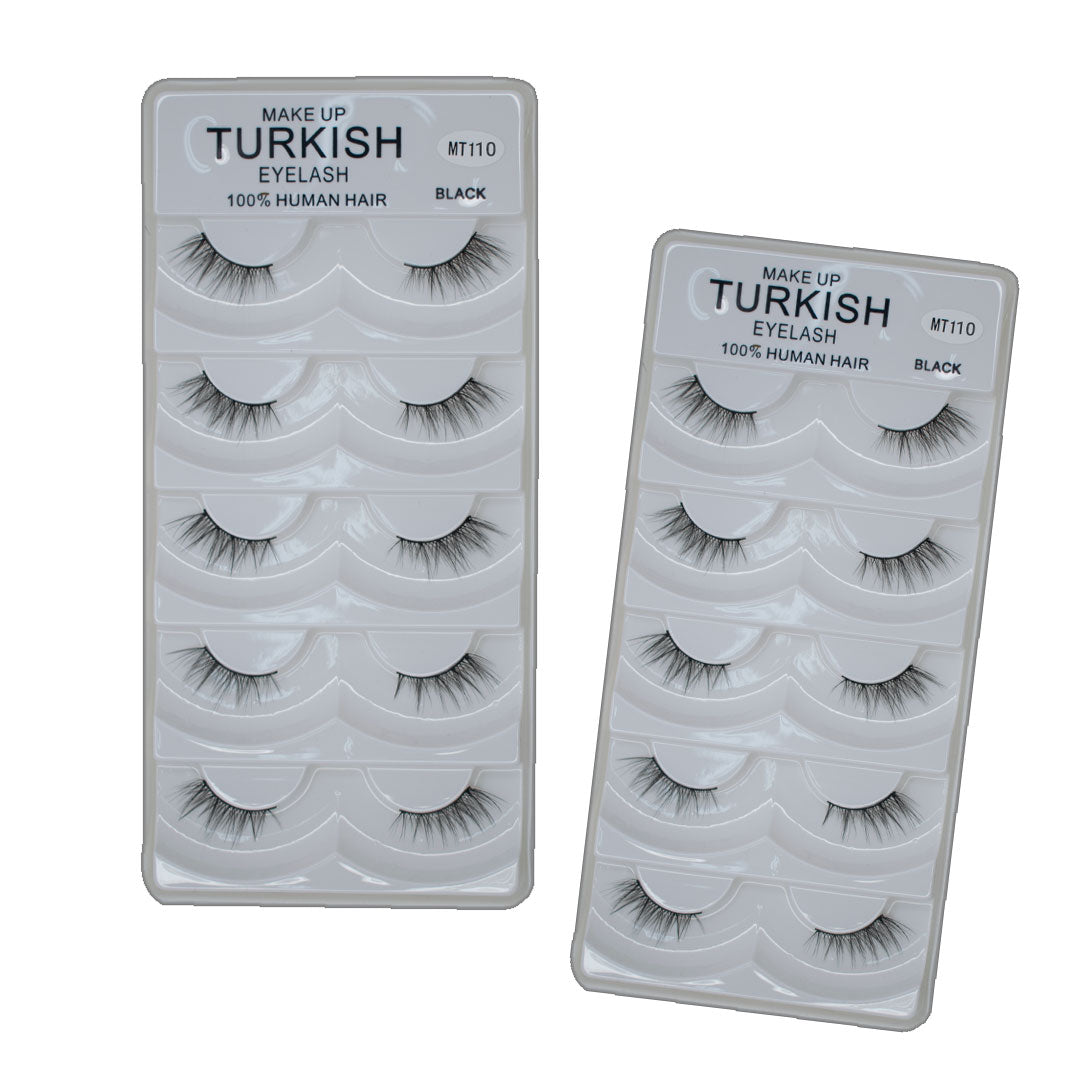 Makeup Turkish Eyelash - 100% human hair lashes inspired by Turkish eyelash makeup. 