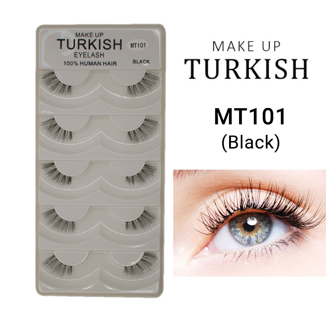 Makeup Turkish Eyelash - 100% human hair lashes inspired by Turkish eyelash makeup. 