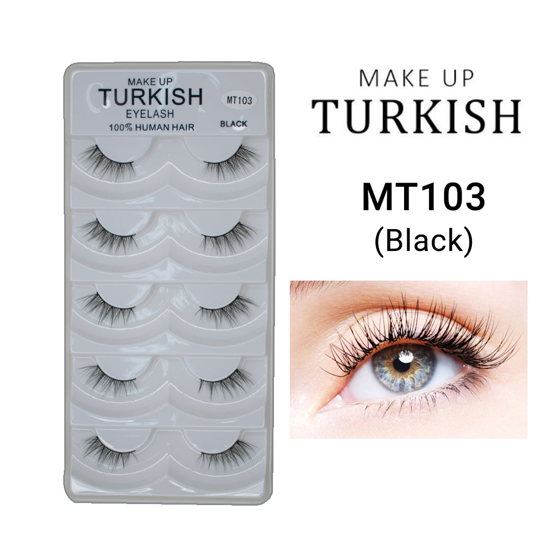 Makeup Turkish Eyelash - 100% human hair lashes inspired by Turkish eyelash makeup. 