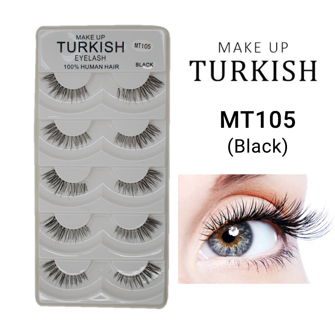 Makeup Turkish Eyelash - 100% human hair lashes inspired by Turkish eyelash makeup. 