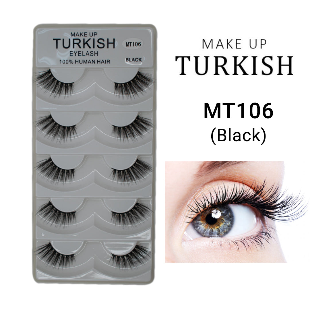 Makeup Turkish Eyelash - 100% human hair lashes inspired by Turkish eyelash makeup. 