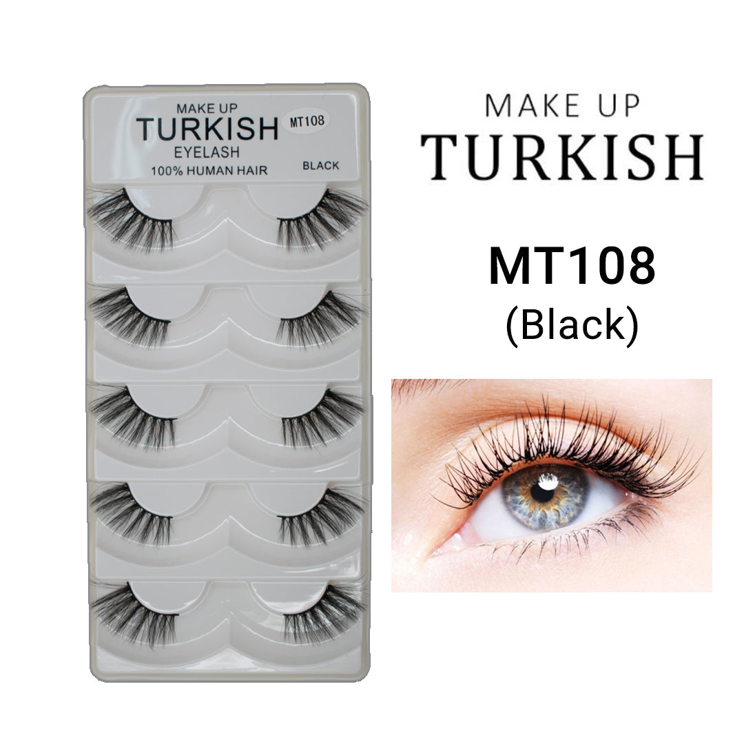 Makeup Turkish Eyelash - 100% human hair lashes inspired by Turkish eyelash makeup. 