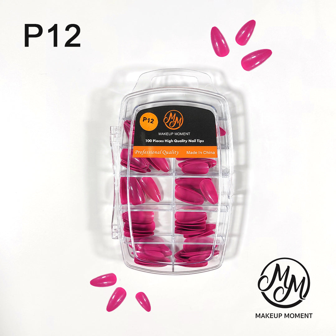 Makeup Moment Artificial Nails  (100 nails in a box )