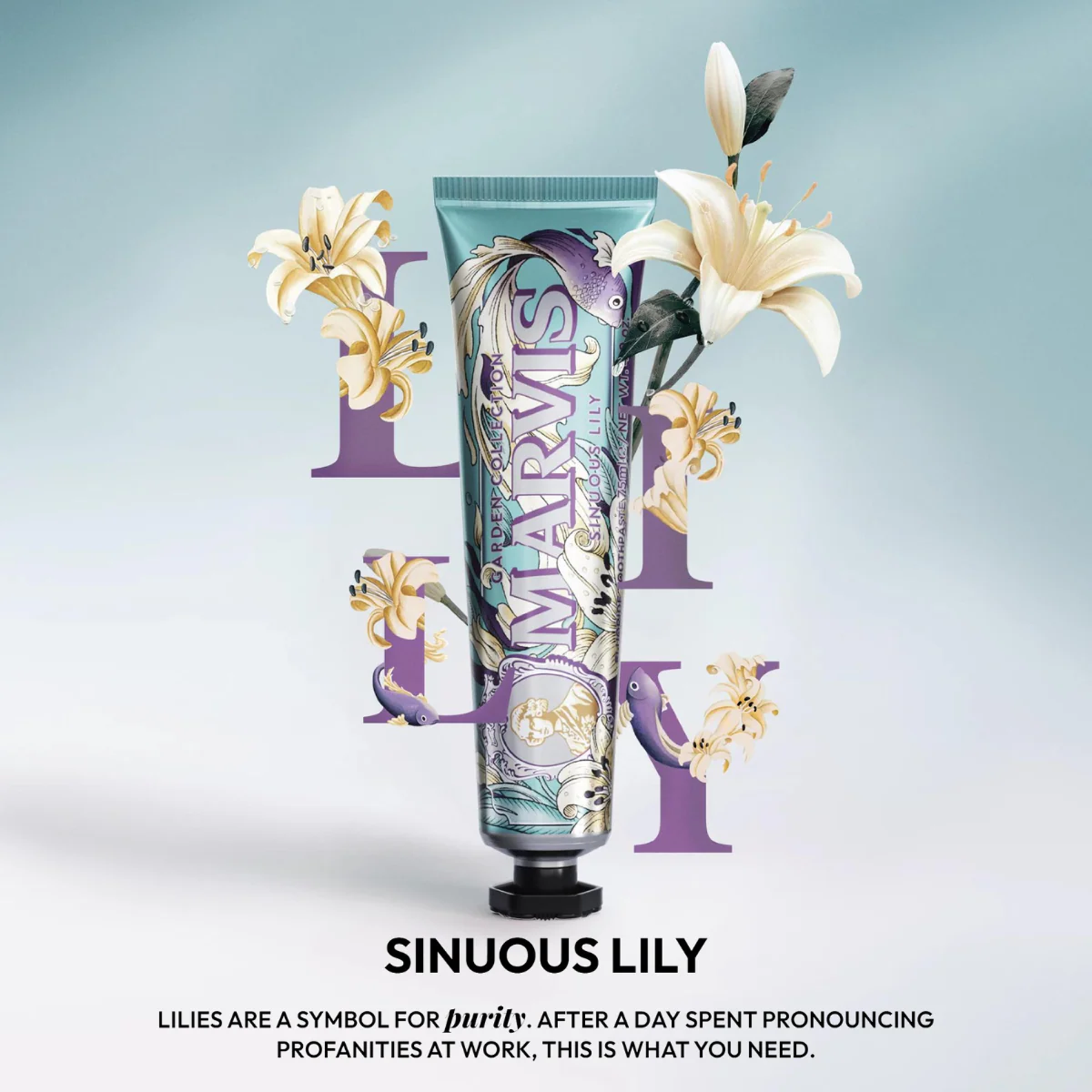 The Key Benefits of Marvis Garden Collection Sinuous Lily Toothpaste