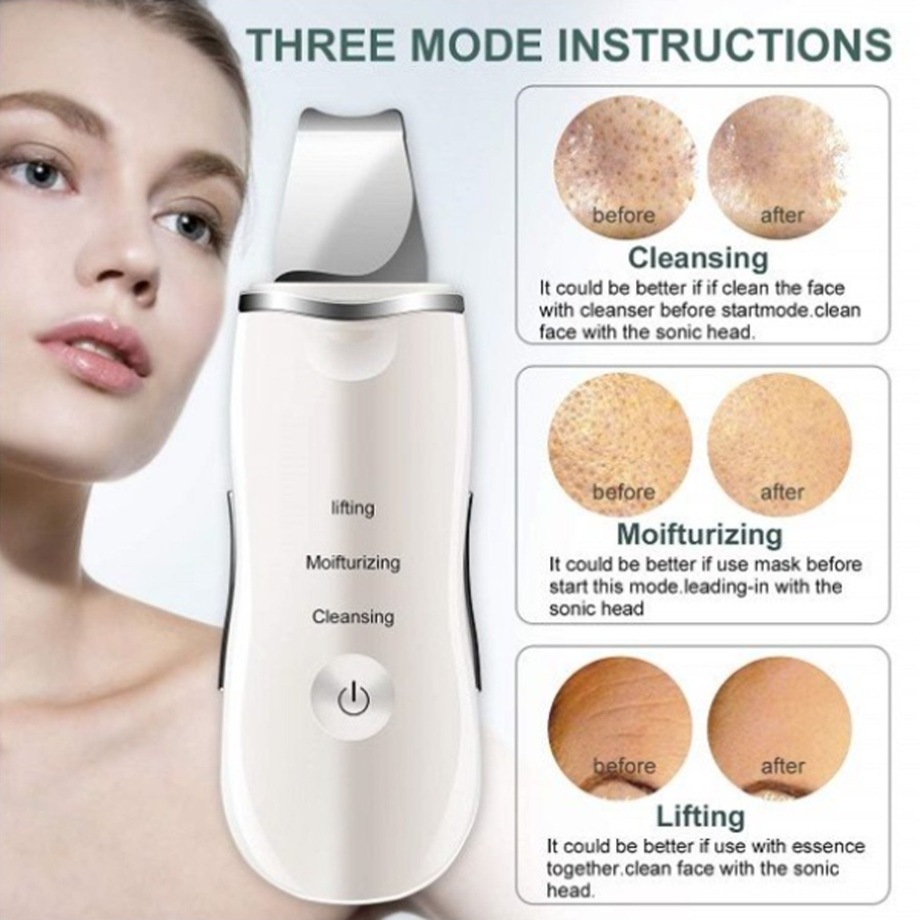 Muye 8815 Moisturizing & Facial Cleansing Device