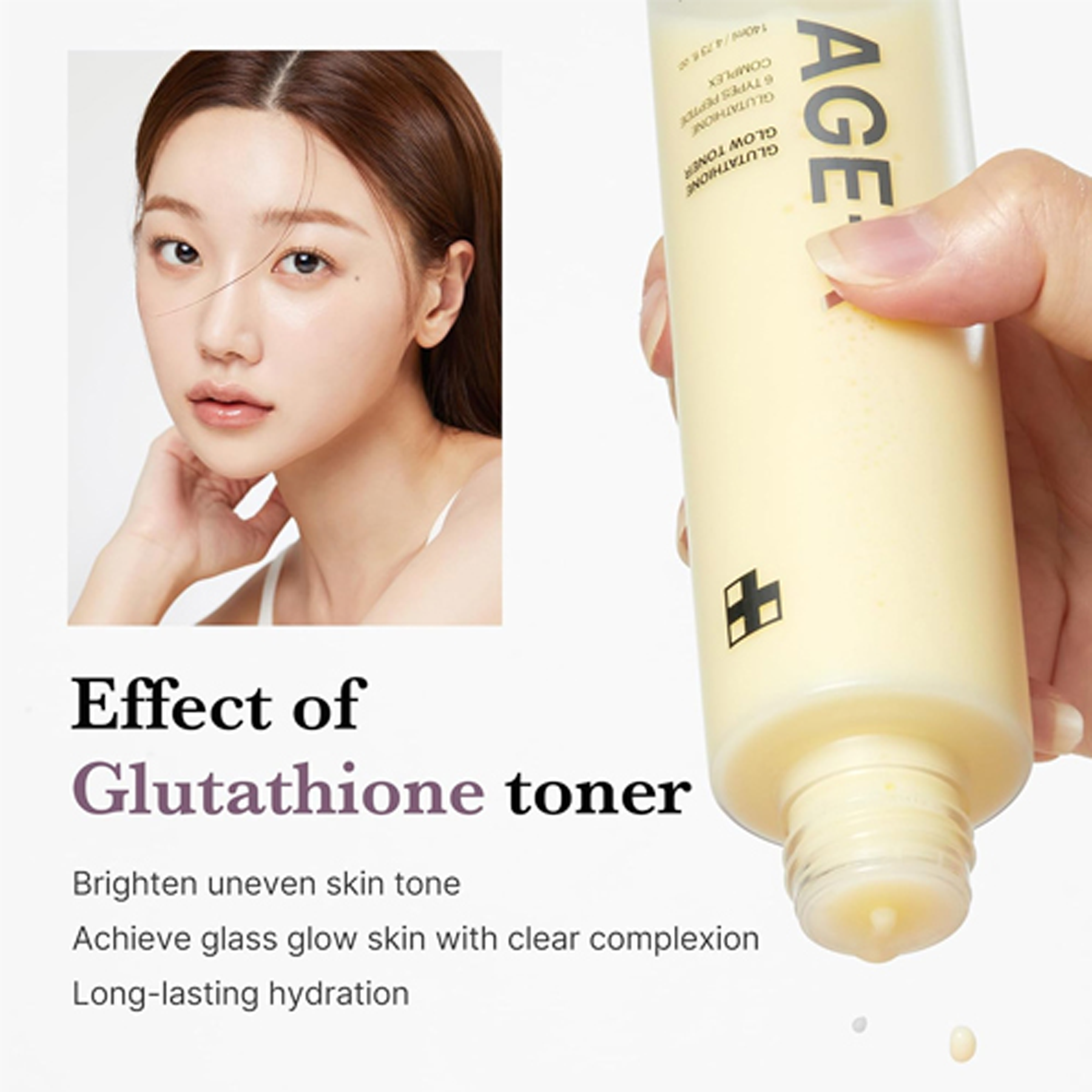 How to use a Medicube Age-R Glutathione Glow Toner