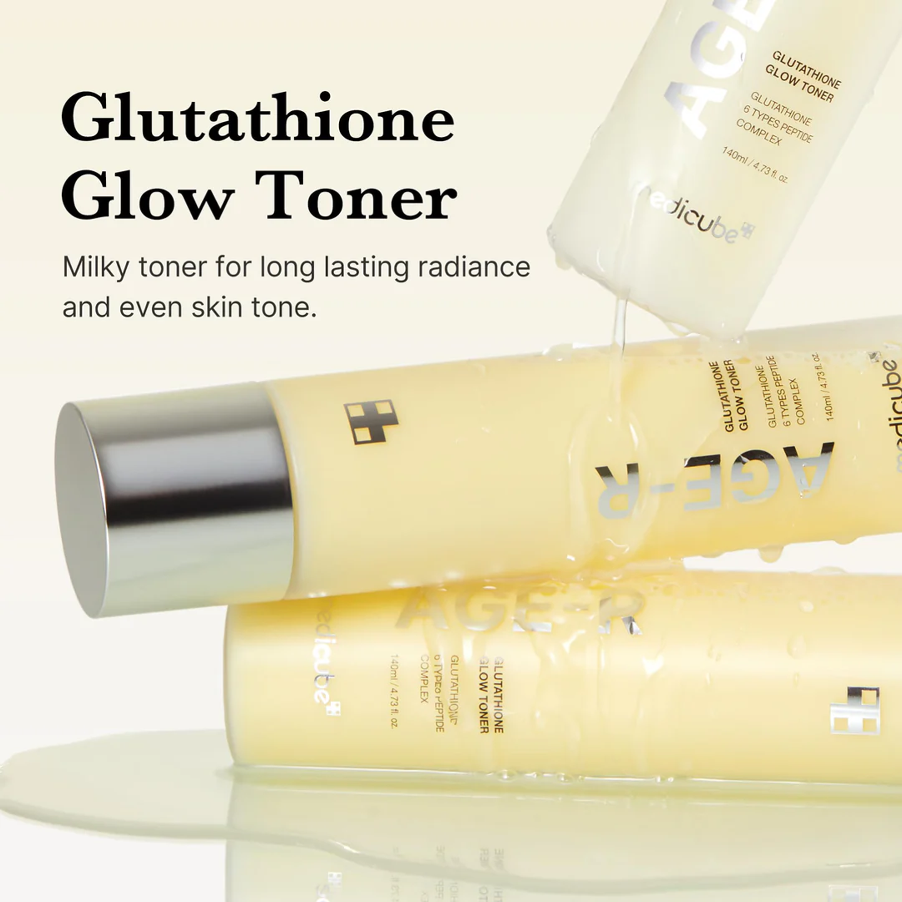Key Benefits of Medicube Age-R Glutathione Glow Toner