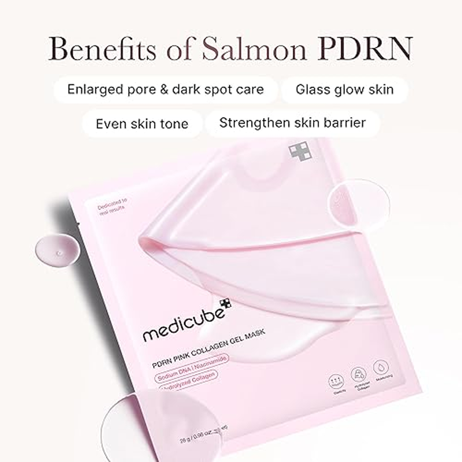 Advantages of Medicube PDRN Pink Collagen Gel Mask