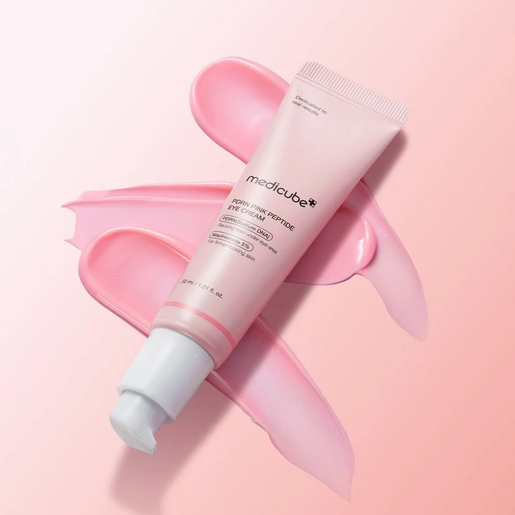 Medicube PDRN Pink Peptide Eye Cream available on Qasr Jamal Store