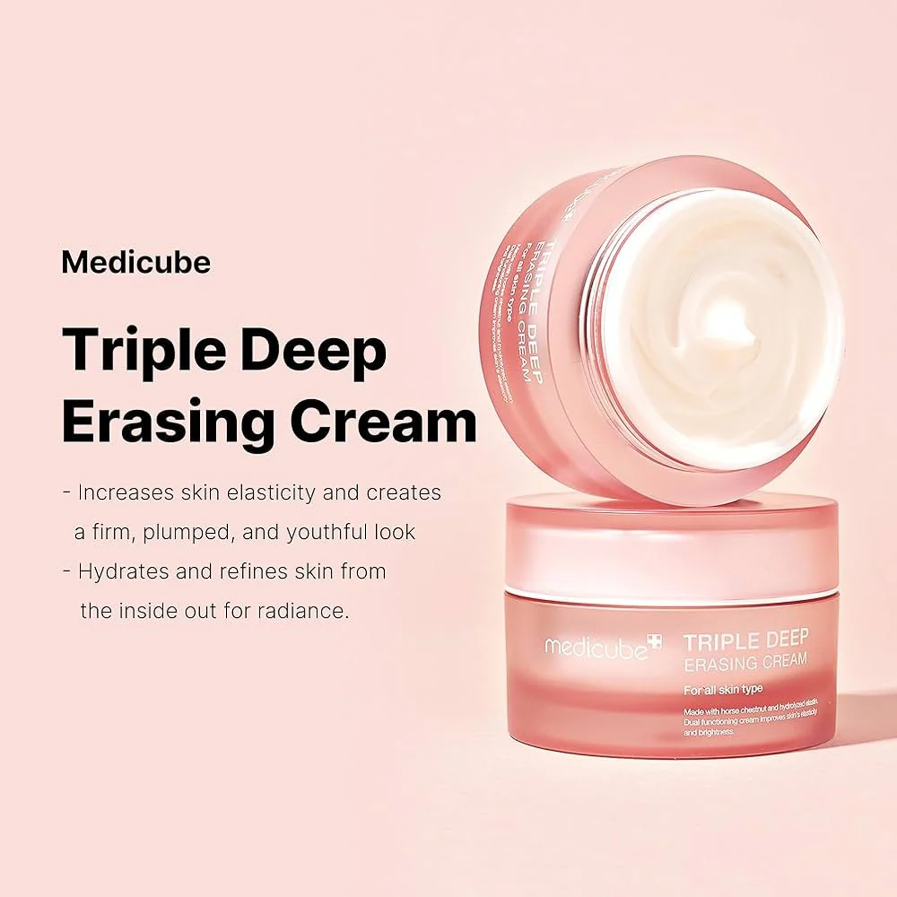 Key Benefits of Medicube Triple Collagen Cream