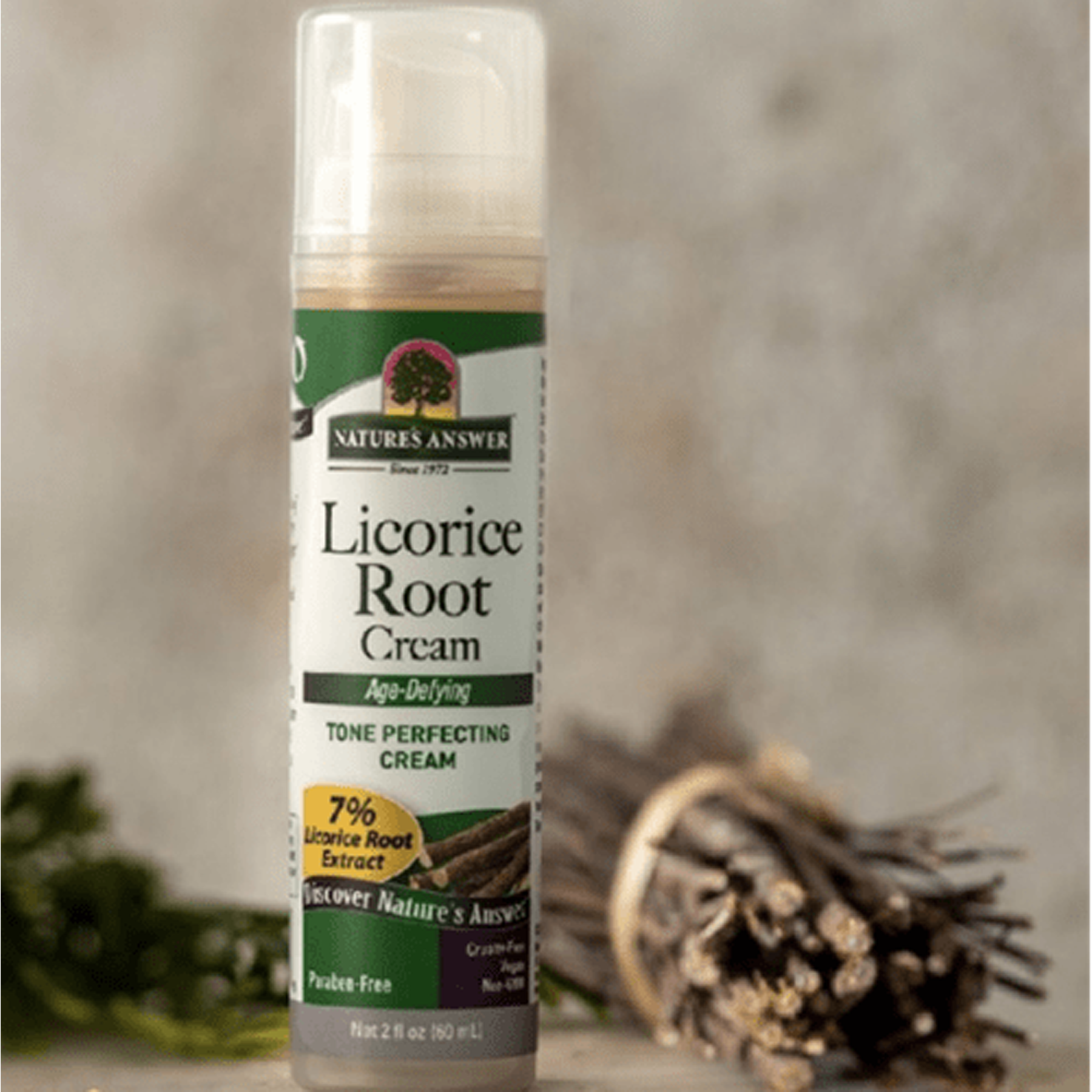 Nature's Answer Licorice Root Cream 50ml - Age Defying Tone Perfecting Cream