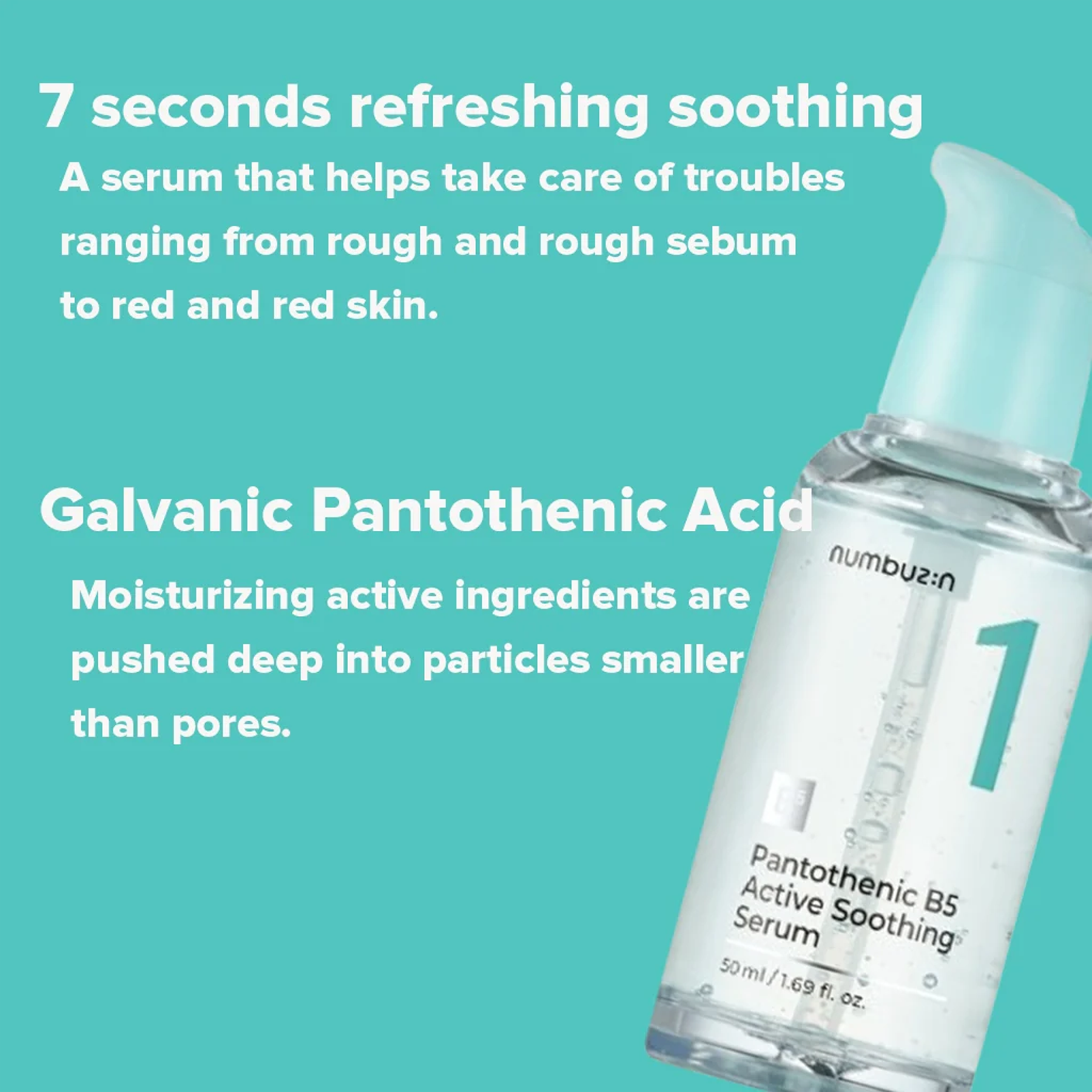 Key Benefts of Numbuzin No.1 Pantothenic B5 Active Soothing Serum