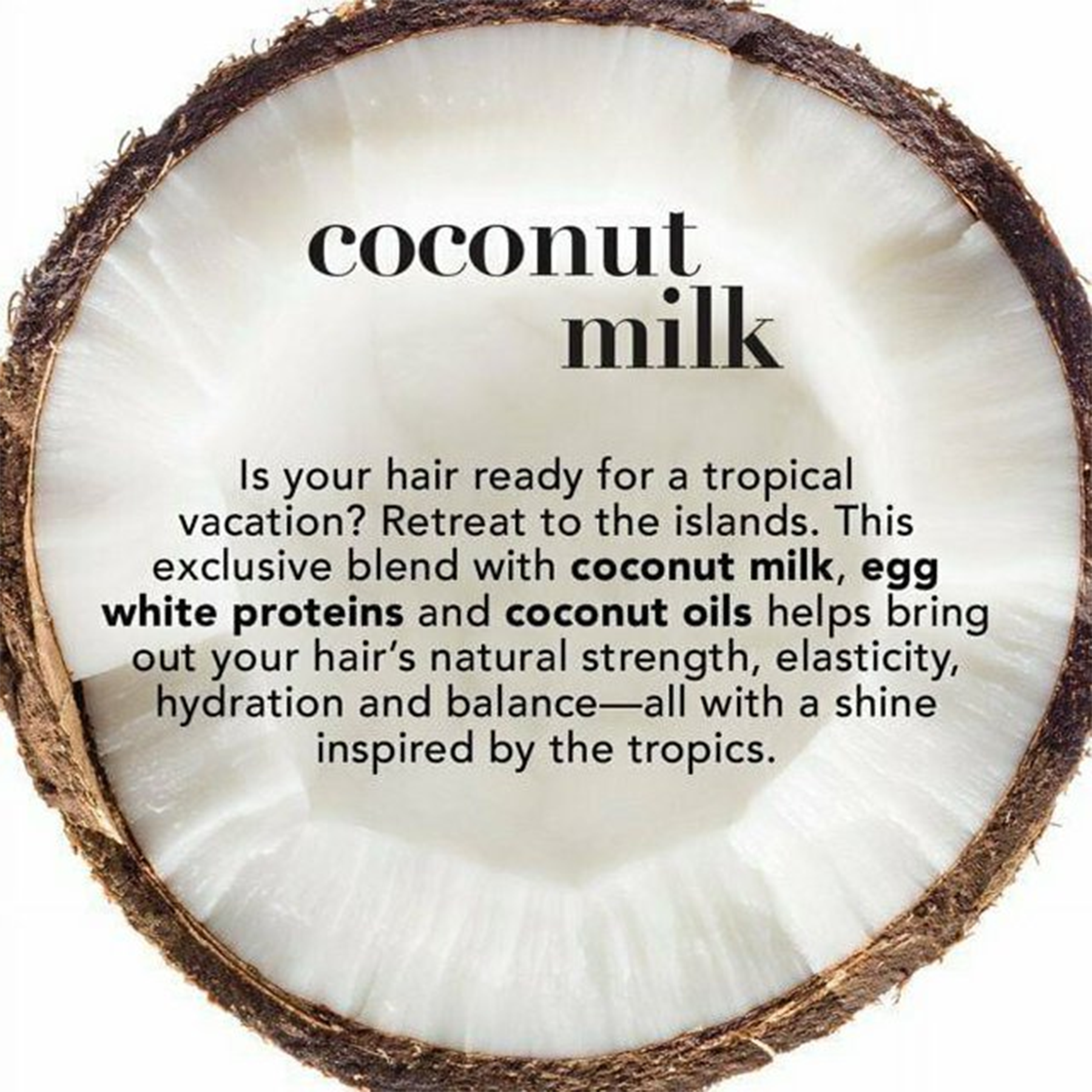 OGX Nourishing + Coconut Milk Conditioner - 385ml