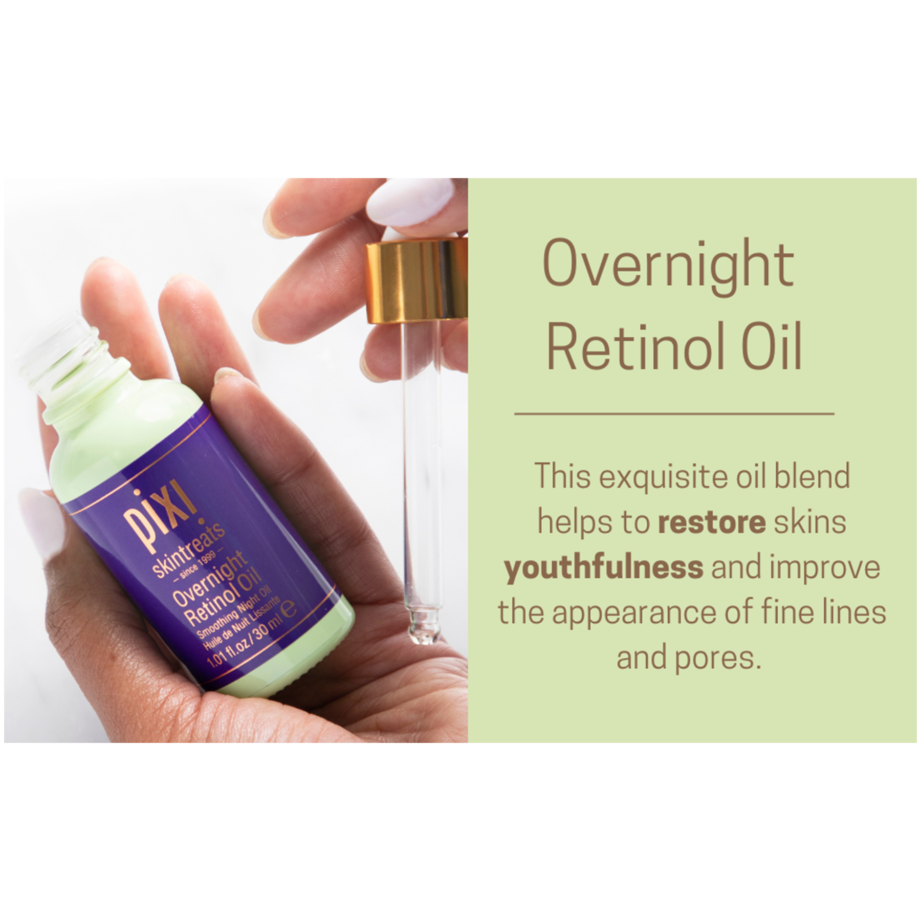 Pixi Overnight Retinol Oil - 30ml