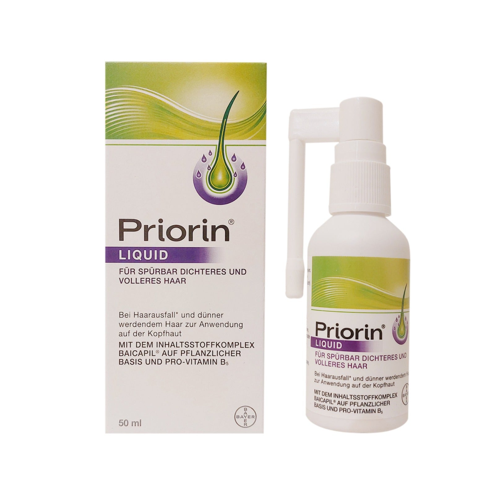 Priorin Liquid Pump Solution available on qasr jamal store