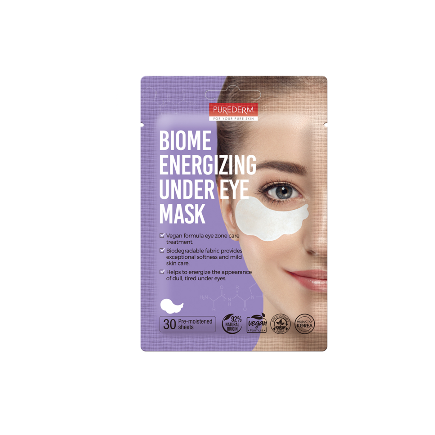 Purederm Under Eye Mask - 30 sheets