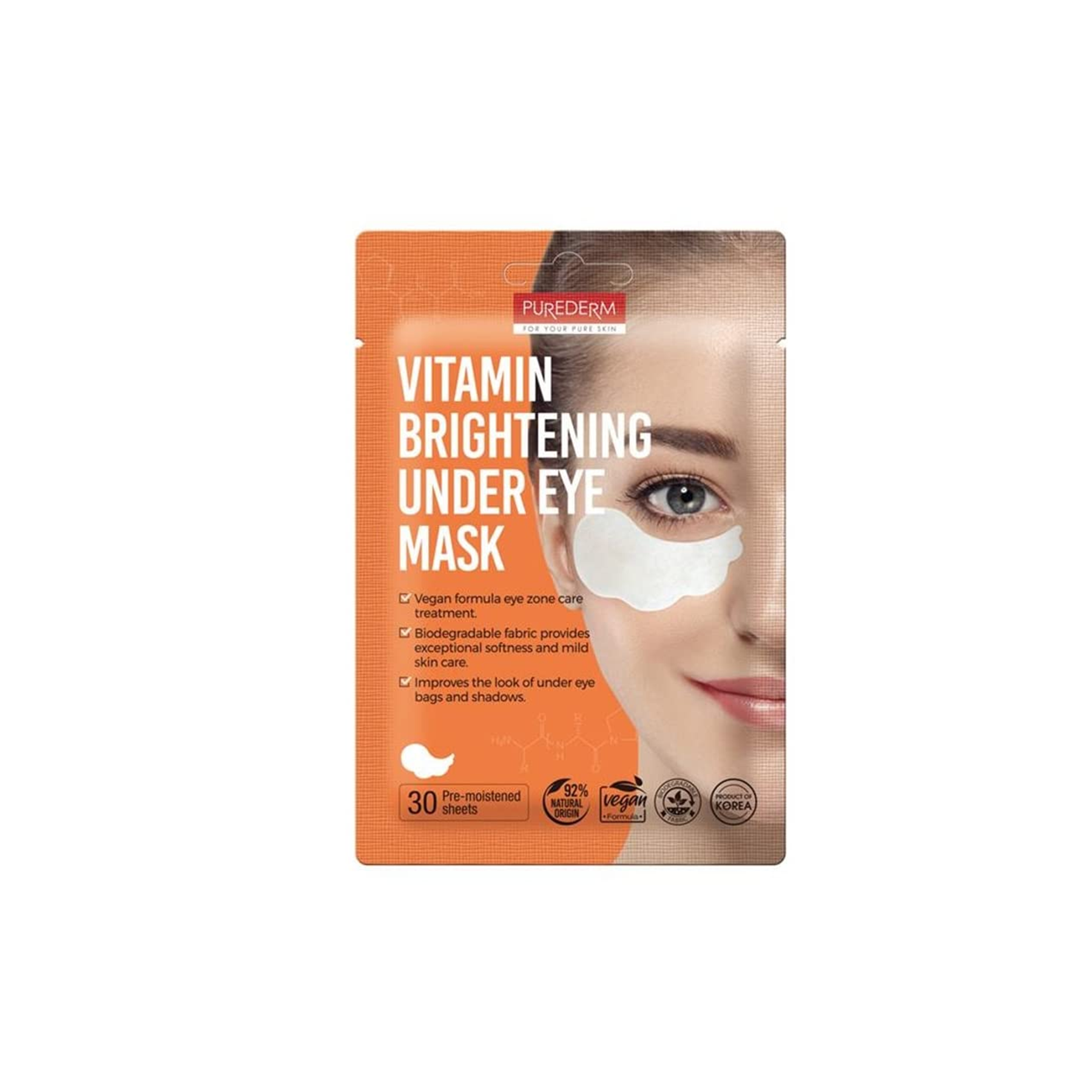 Purederm Under Eye Mask - 30 sheets