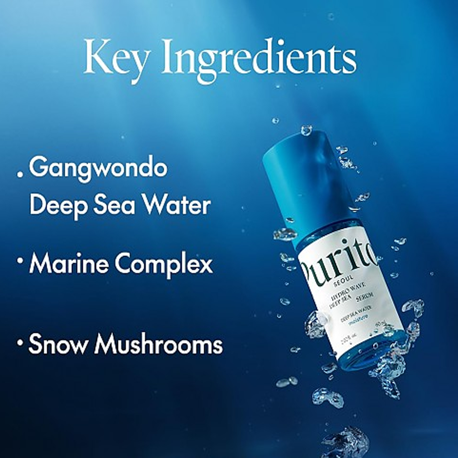 Key Ingredients of Purito Hydro Wave Deep Sea Serum