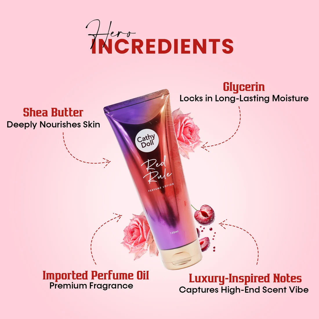 CD RED RULE PERFUME LOTION 150ML