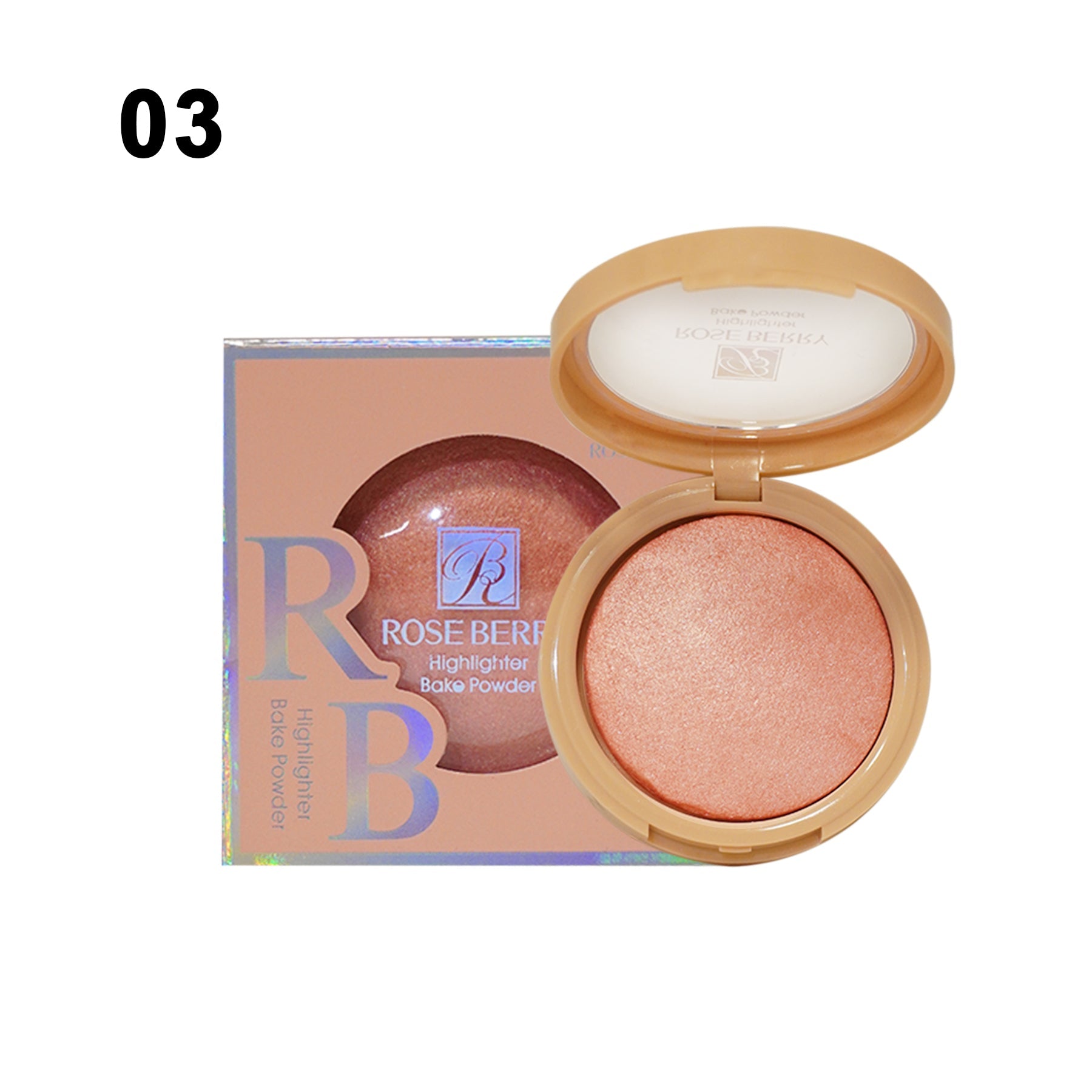 Rose Berry Highlighter Bake Powder RB-HL0613