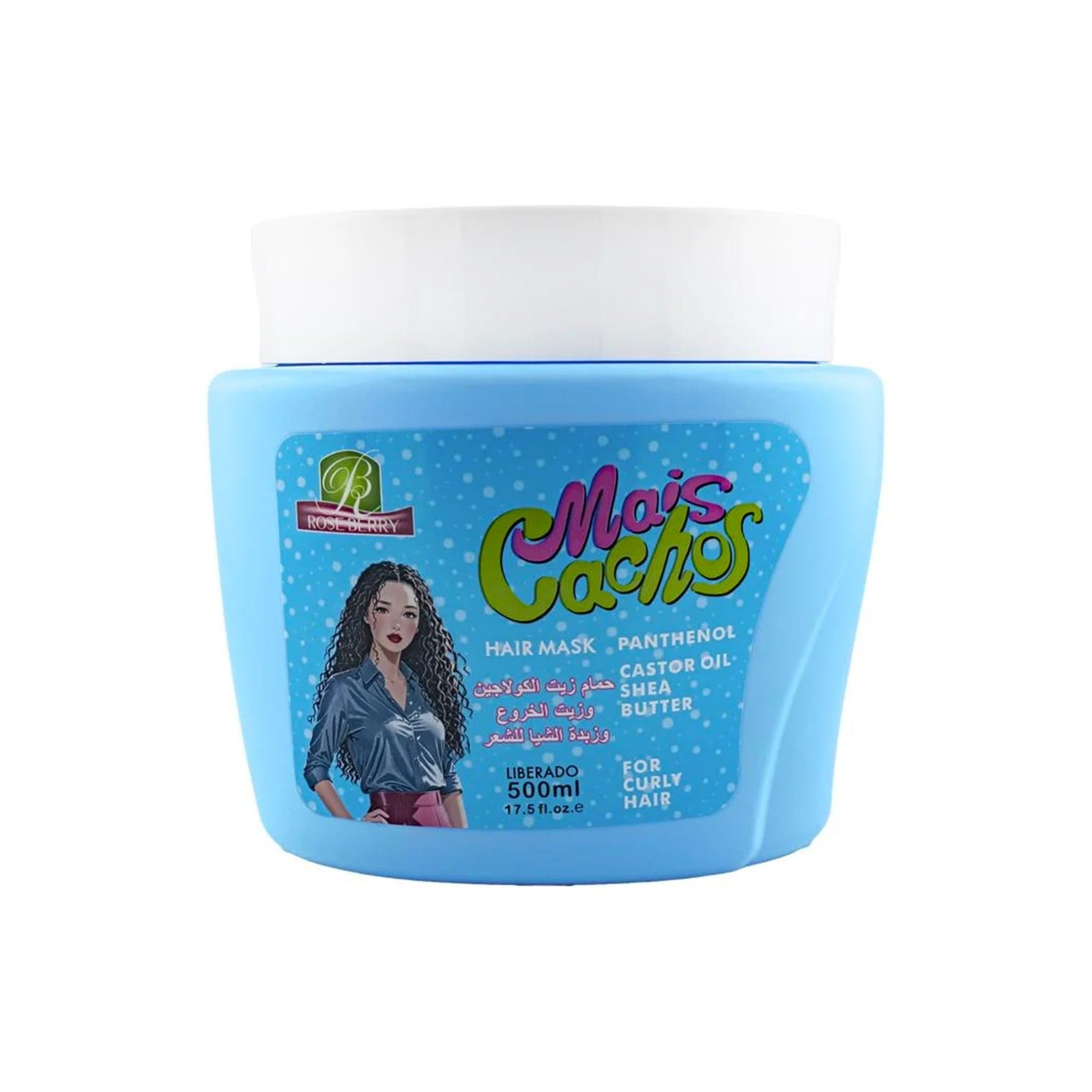 The product of Roseberry Mais Cachos Hair Mask For Curly Hair 