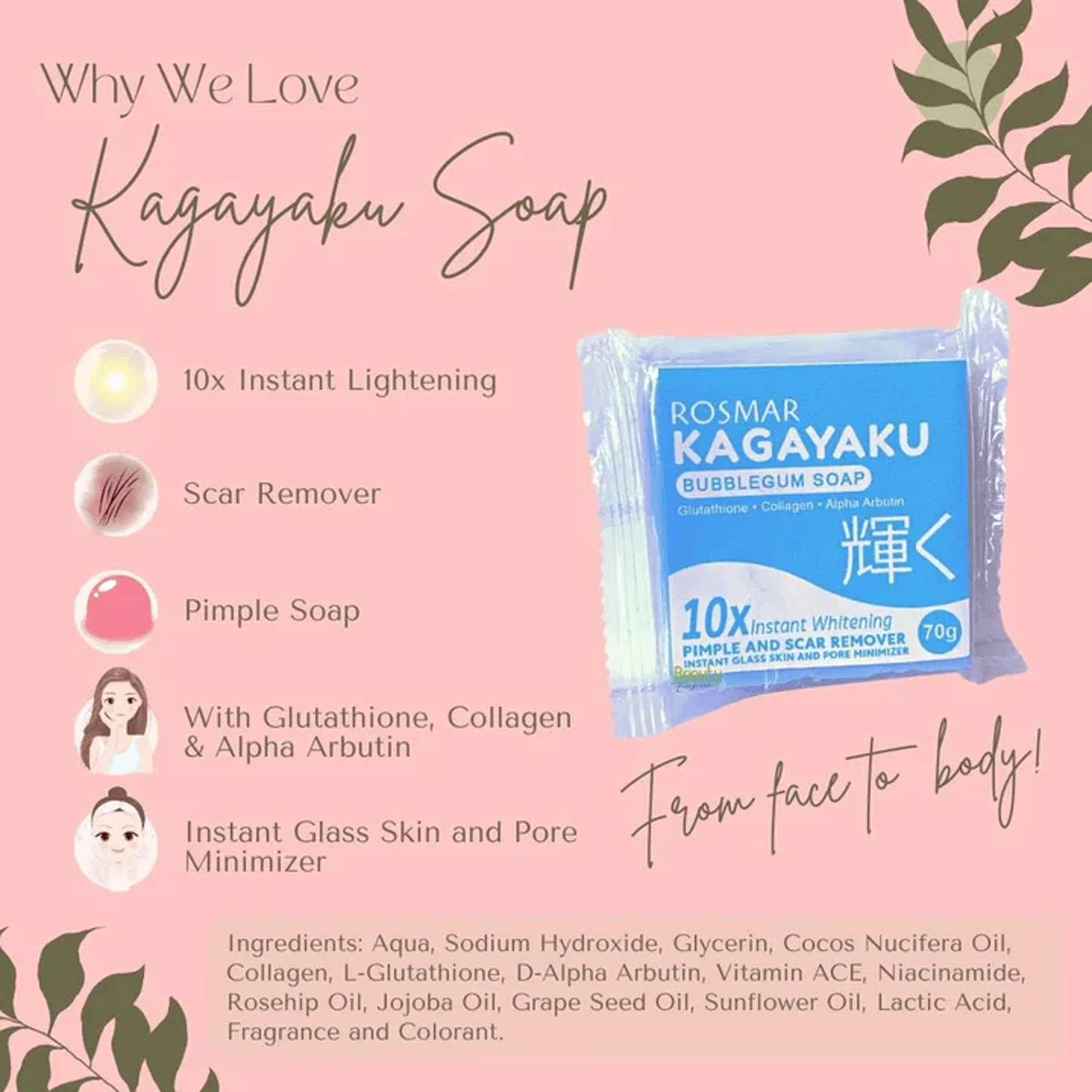 Key Benefits of Rosmar Kagayaku Soap
