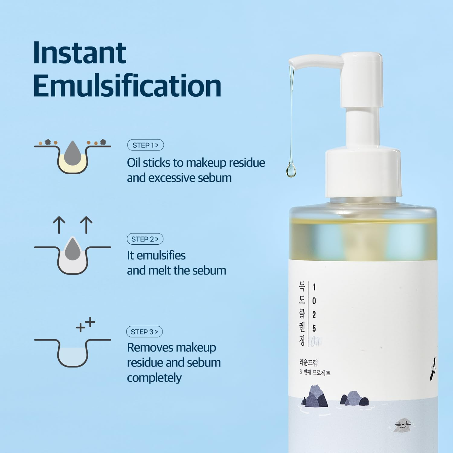 Key Benefits of Roundlab 1025 Dokdo Cleansing Oil