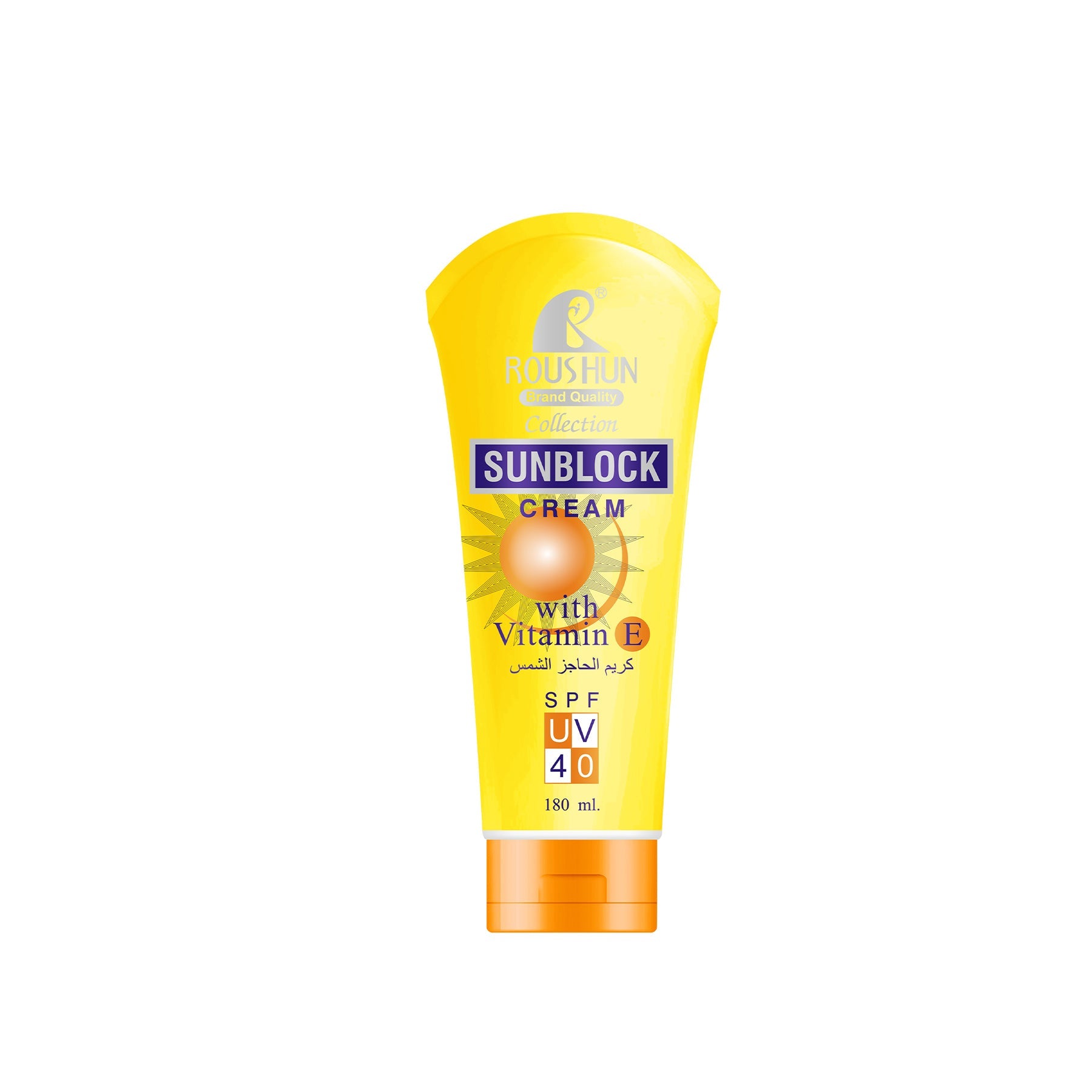 Roushun Sunblock Cream Vitamin E SPF 40 180ml