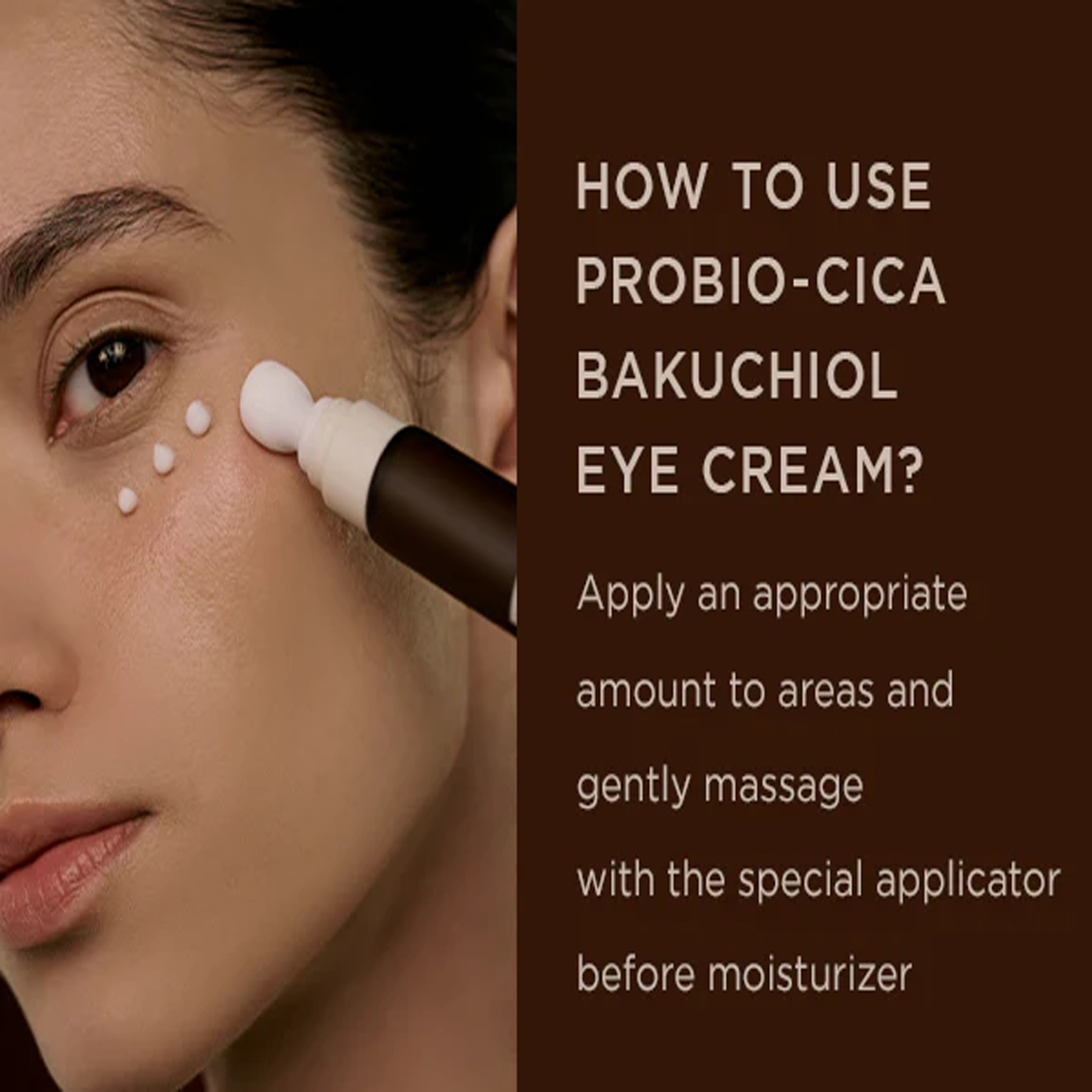 Way to use a SKIN1004 Bakuchiol Eye Cream 