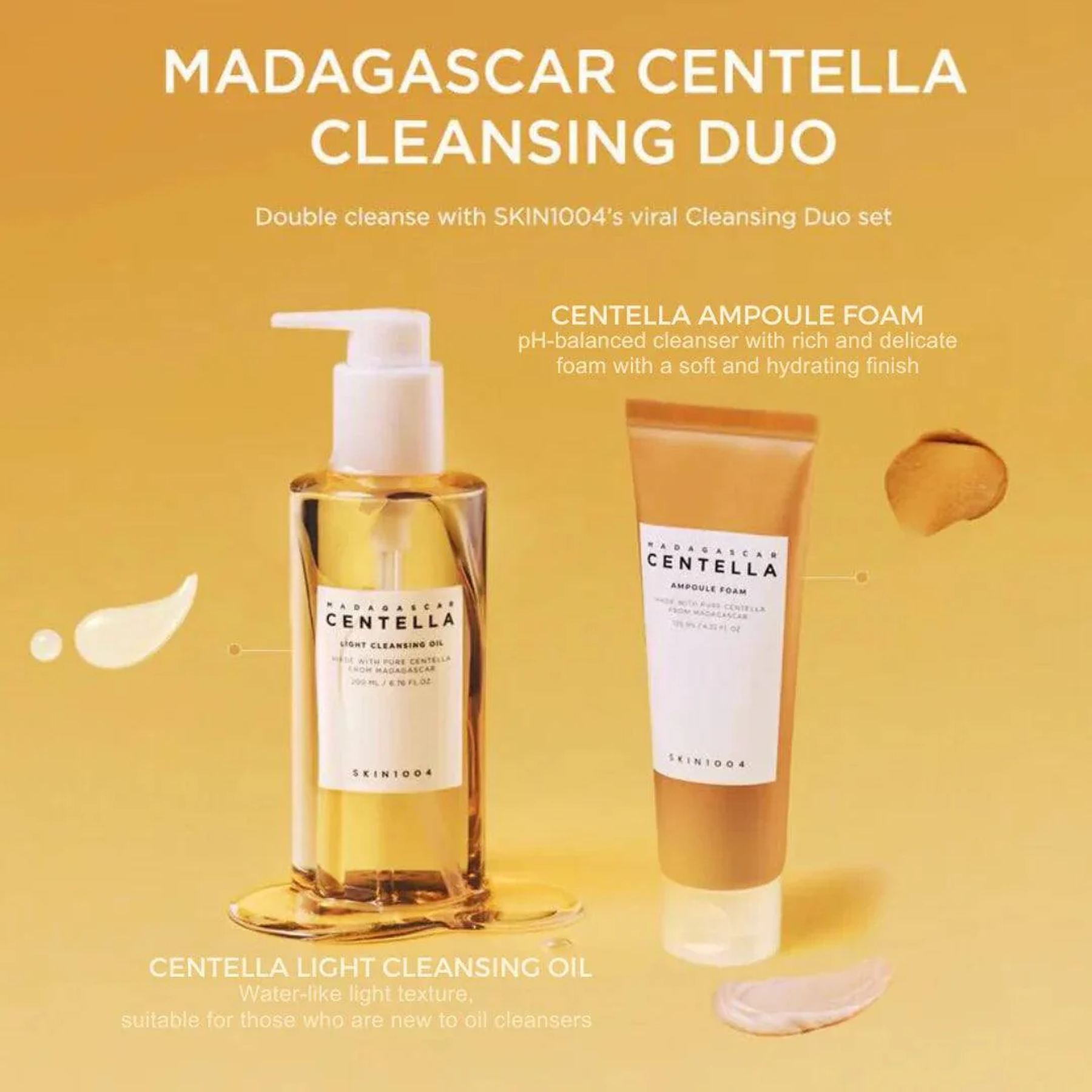 Advantages of SKIN1004 Madagascar Centella Double Cleansing Duo
