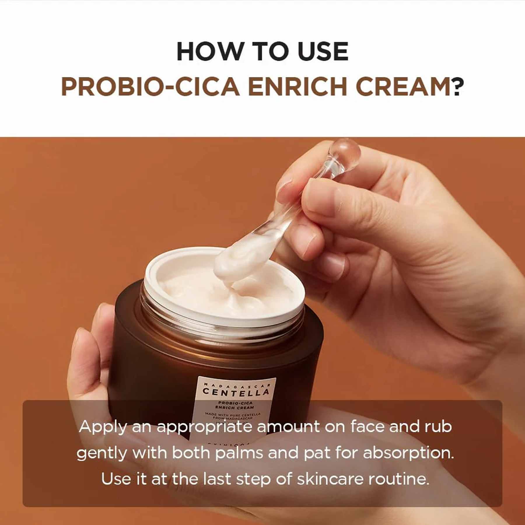 The 50ml varient of SKIN1004 Madagascar Centella Probio-Cica Enrich Cream