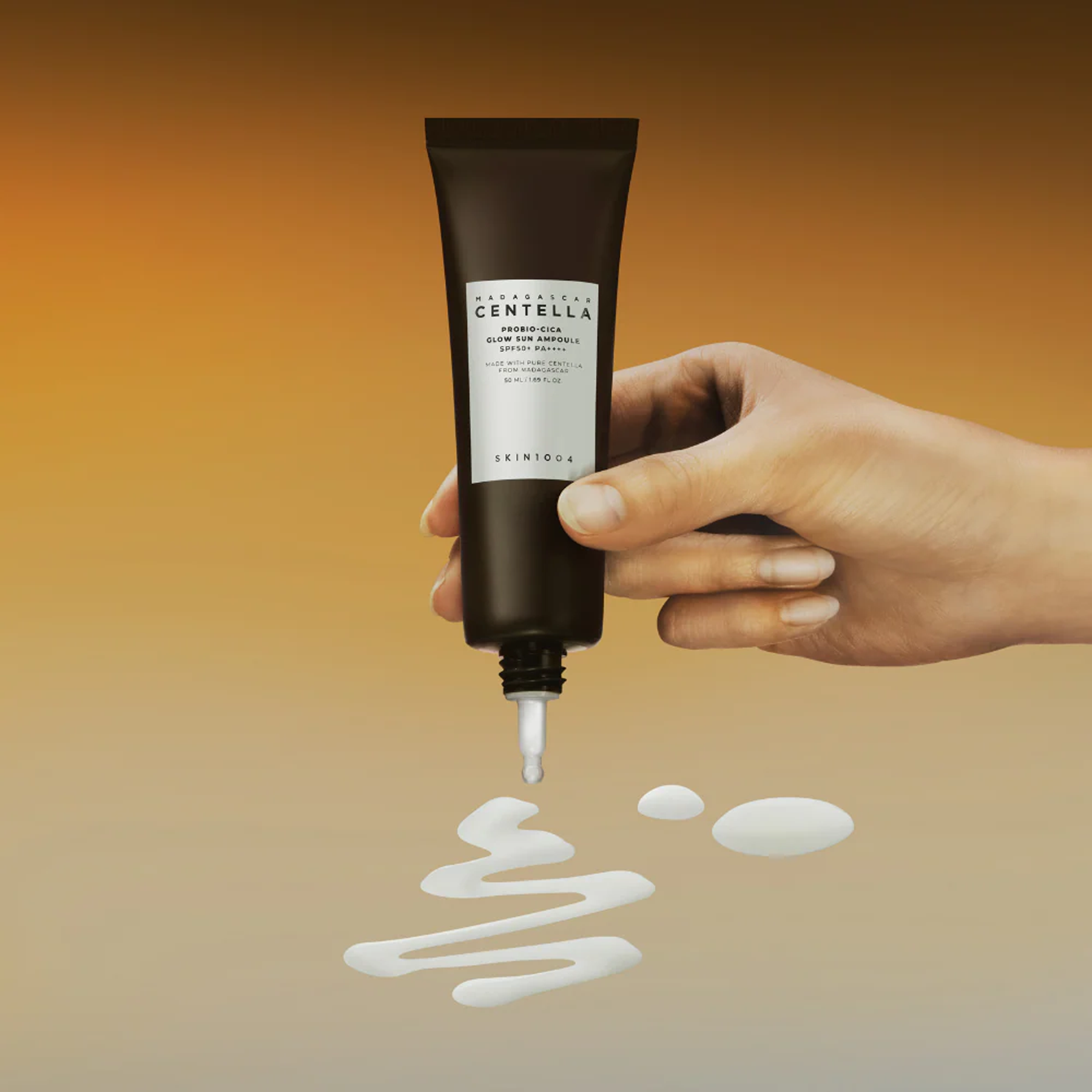 SKIN1004 Madagascar Centella Probio-Cica Sun Ampoule SPF50 available on Qasr Jamal Store