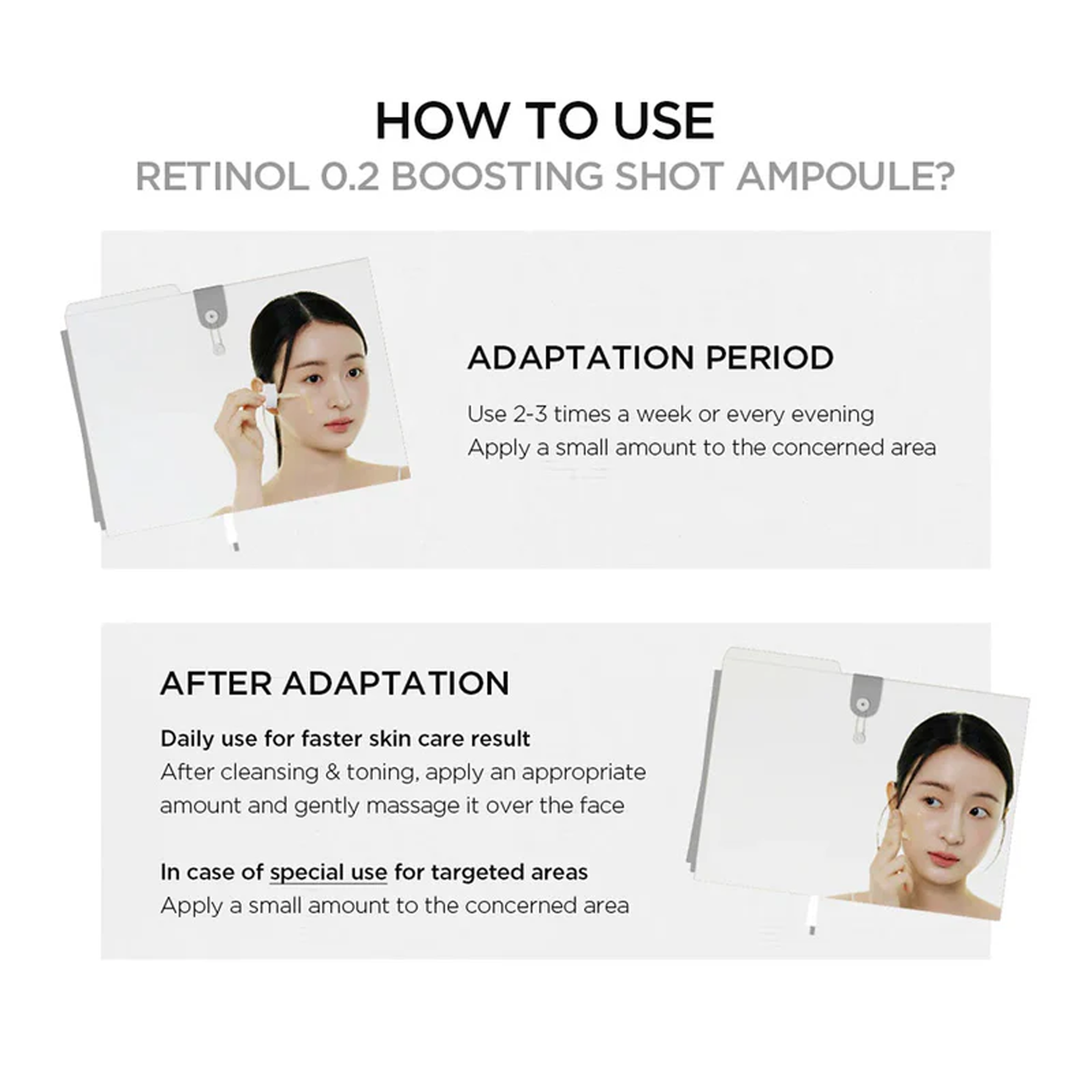 How to use a SKIN1004 Madagascar Centella Retinol 0.2 Boosting Shot Ampoule
