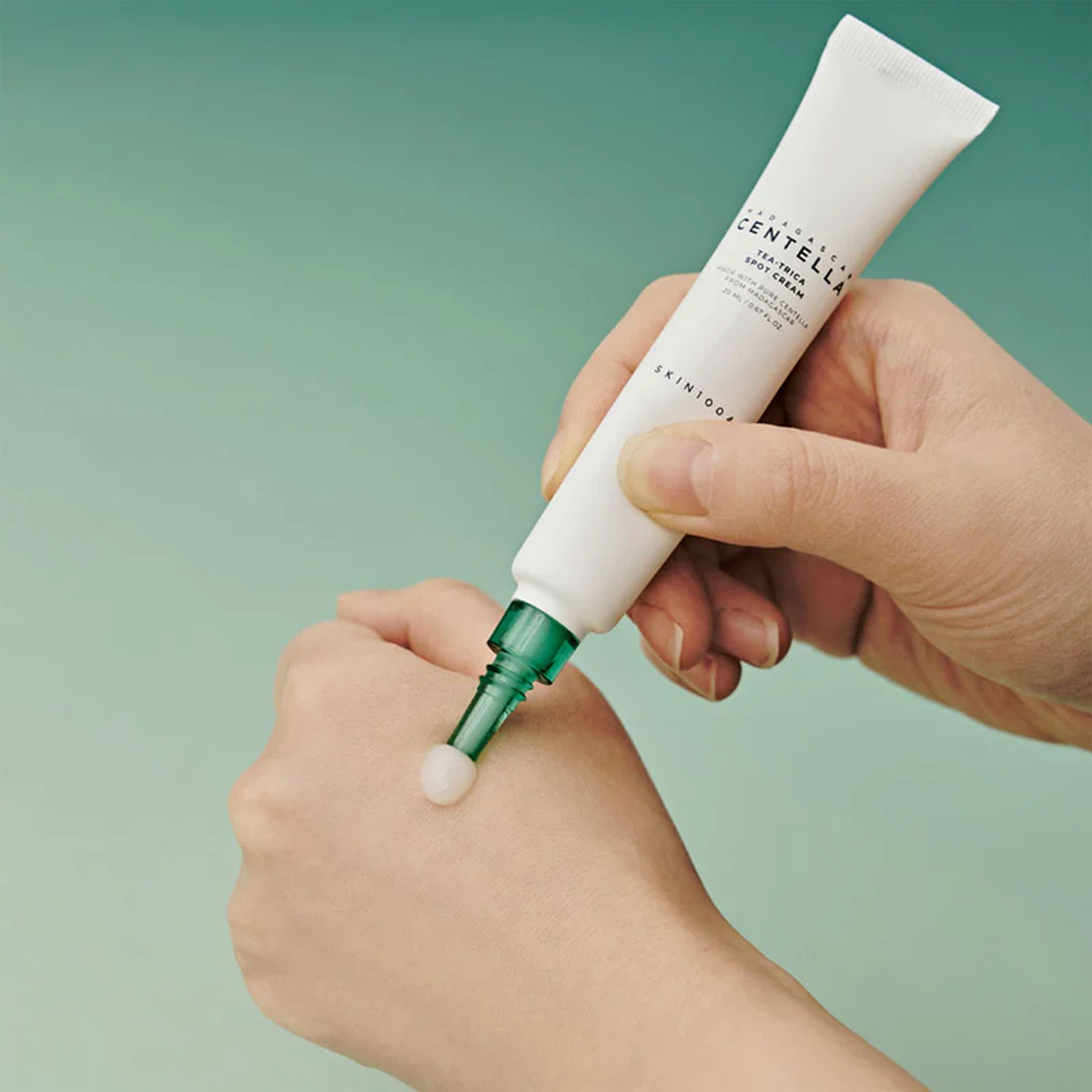 SKIN1004 Madagascar Centella Tea Trica Spot Cream available on Qasr Jamal Store