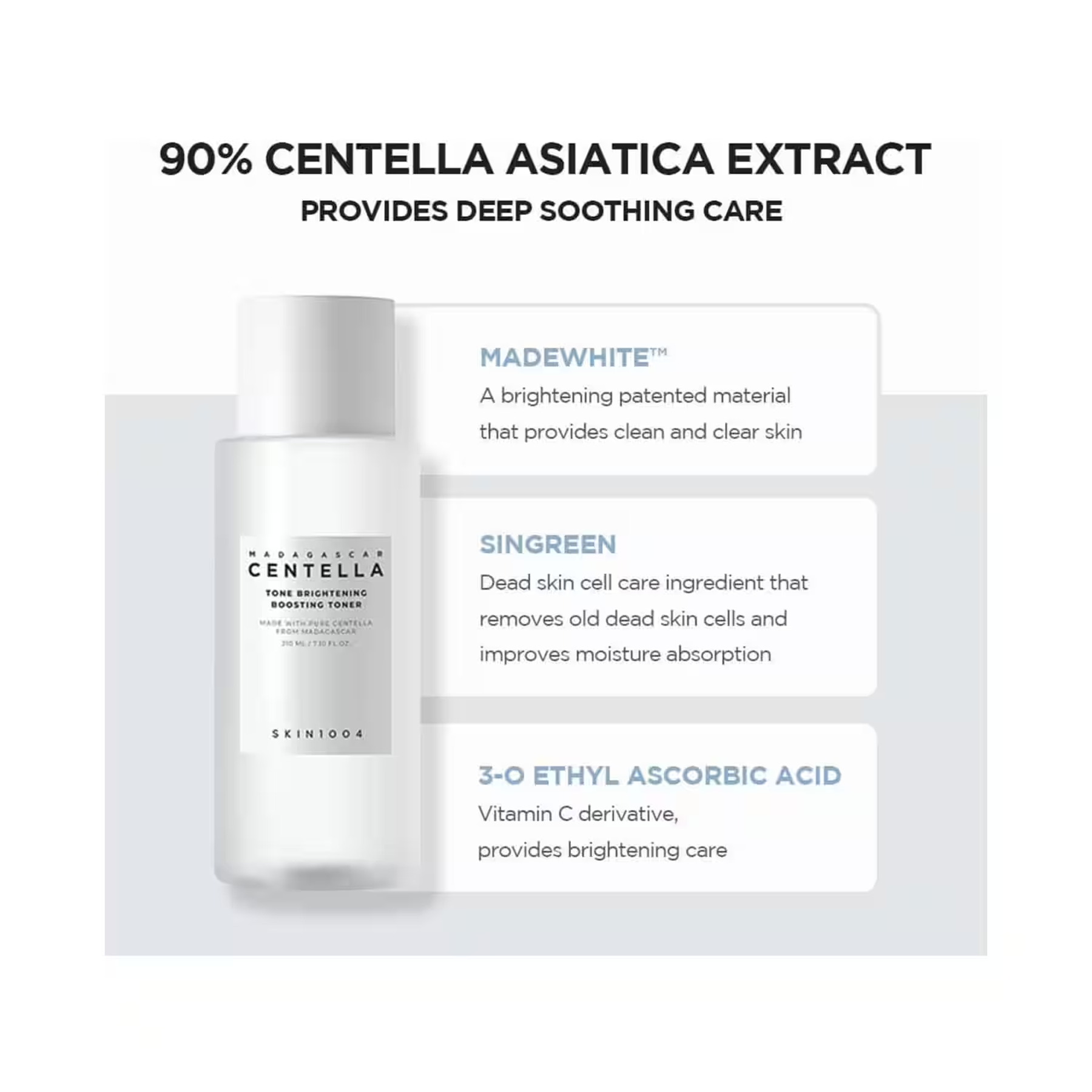 SKIN1004 Madagascar Centella Set Capsule Ampoule + Sunscreen + Cleansing Gel Foam+Boosting Toner
