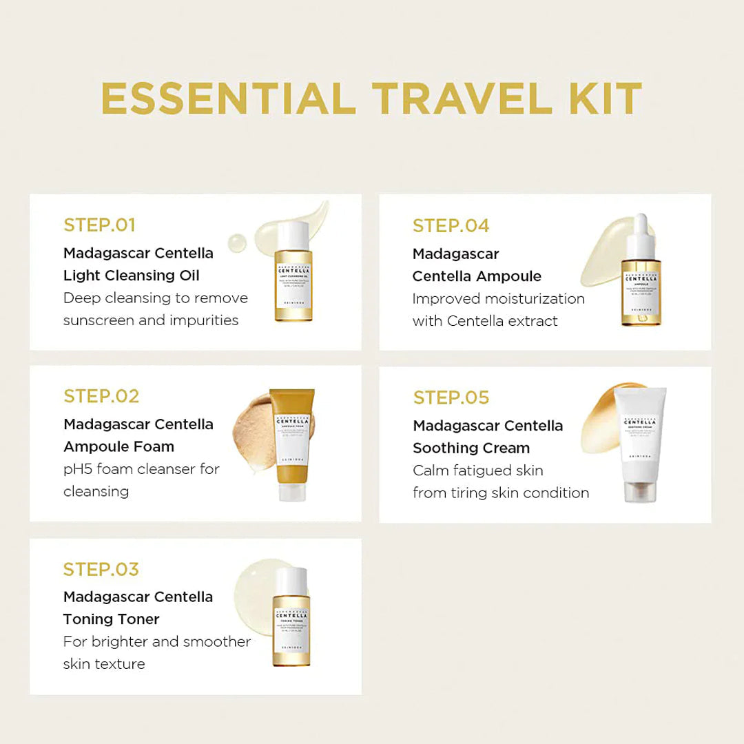 Advantages of using SKIN1004 Madagascar Centella Travel Kit 