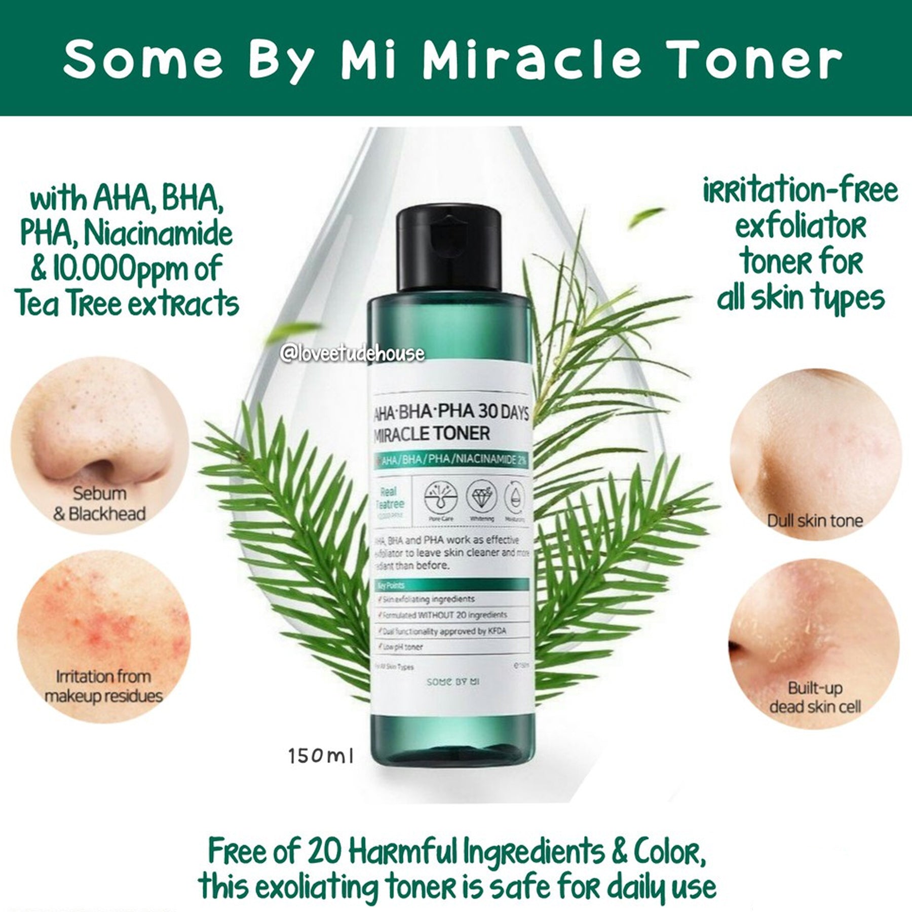 Some By Mi AHA.BHA.PHA 30 Days Miracle Toner - Key Benefits