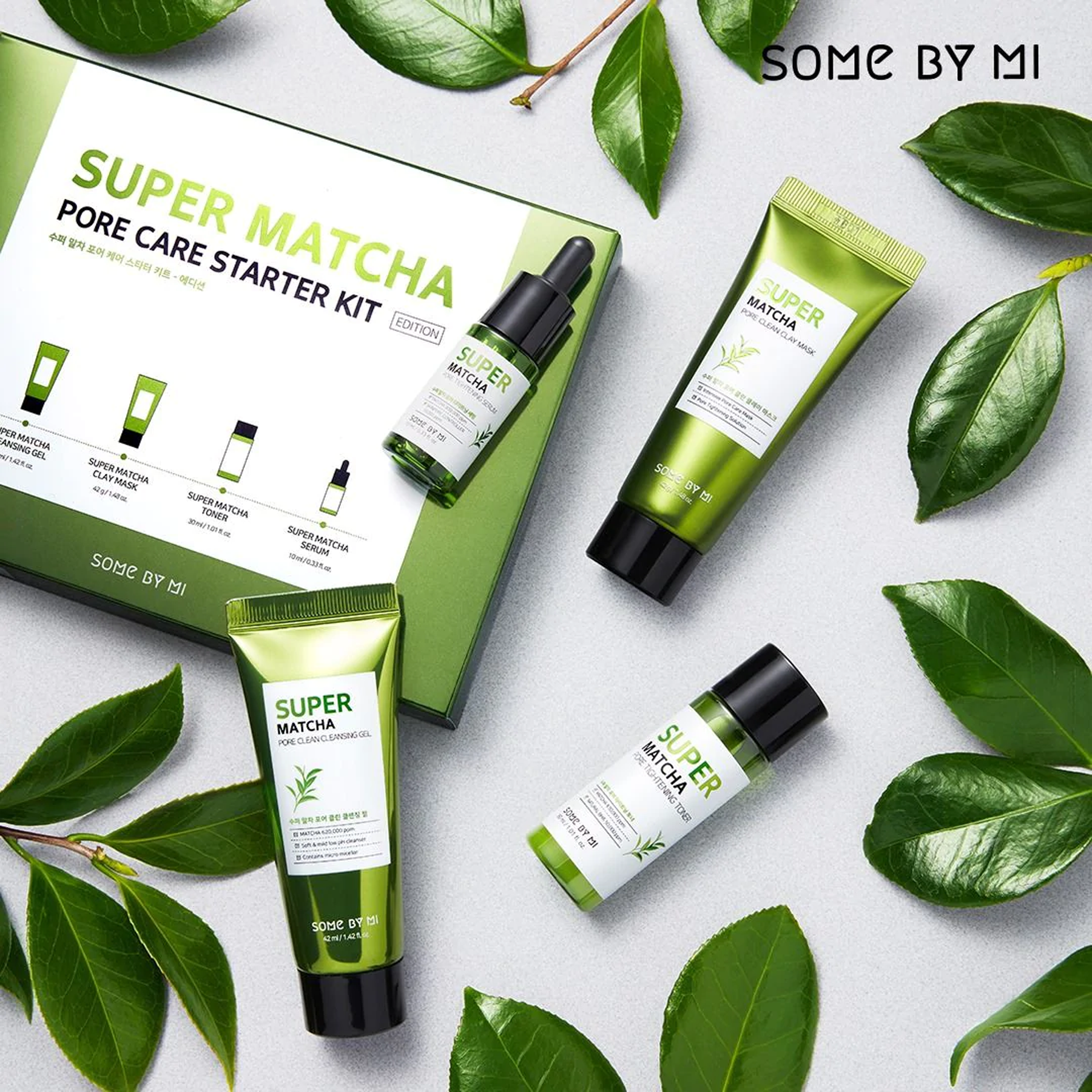 Some By Mi Super Matcha Pore Care Starter Kit- key benefits