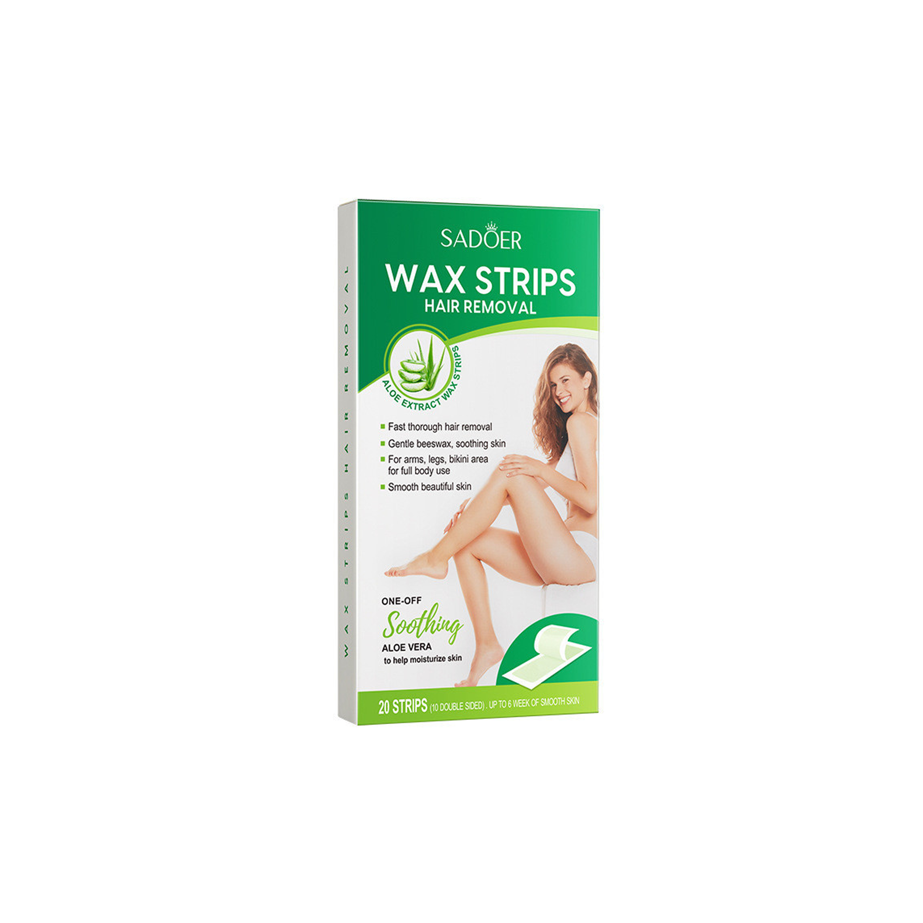 The product of Sadoer Hair Removal Wax Strips