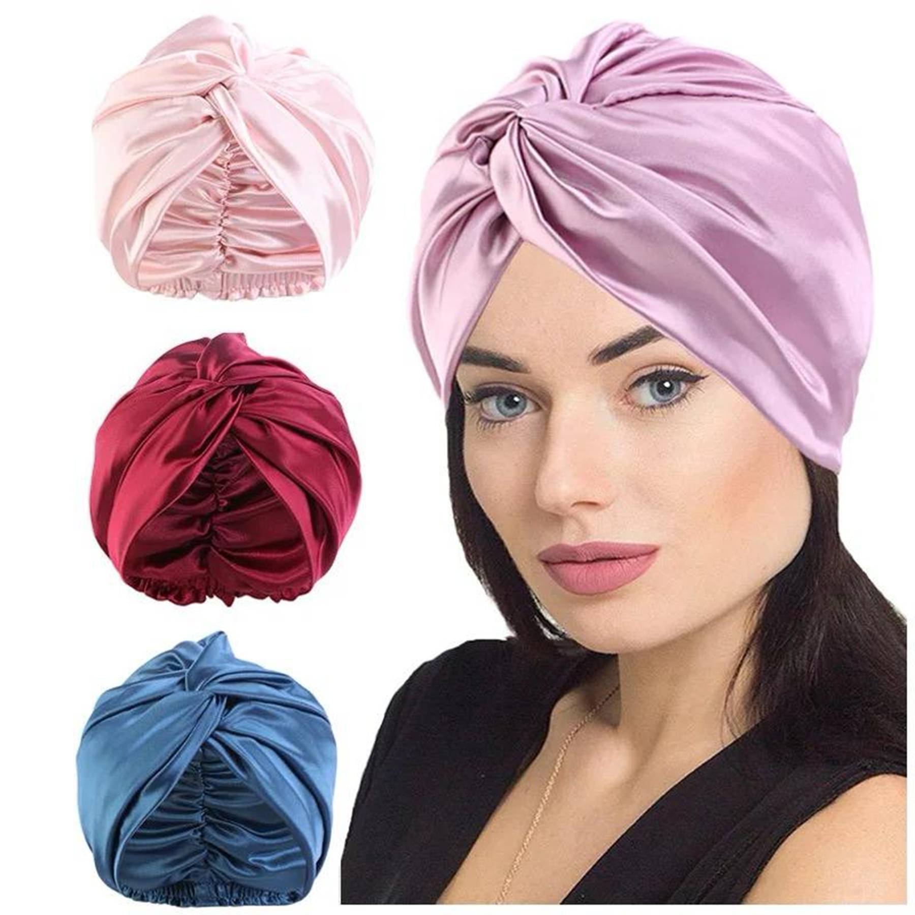 Satin Hair Cover Cap