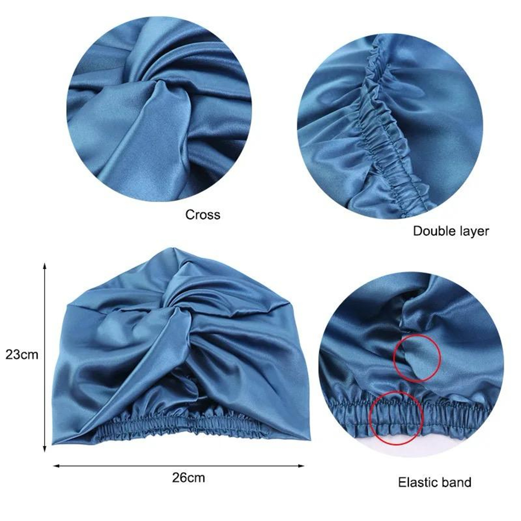 Satin Hair Cover Cap
