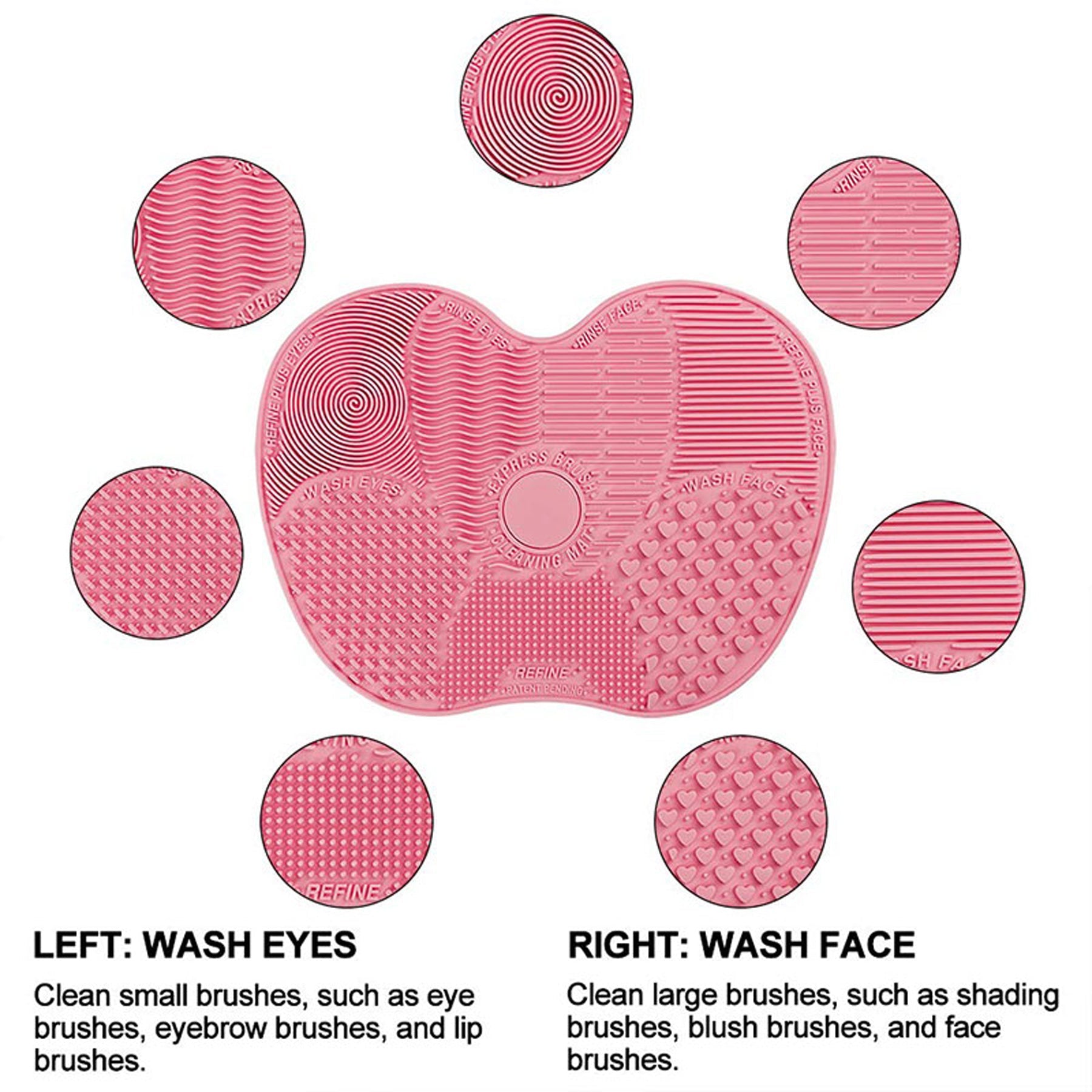 Silicon Mat For Cleaning Makeup Brushes